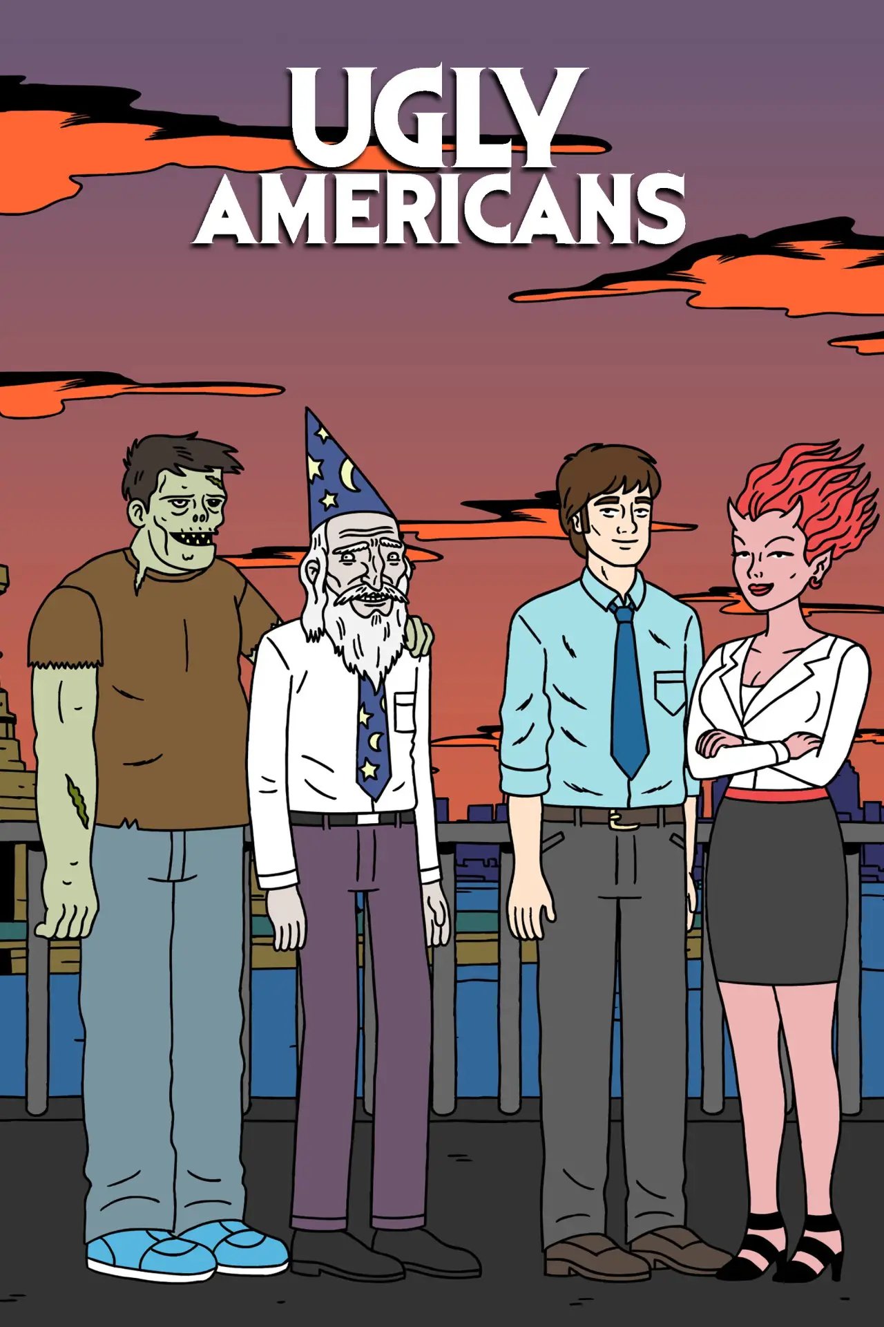 Series poster "Ugly Americans"