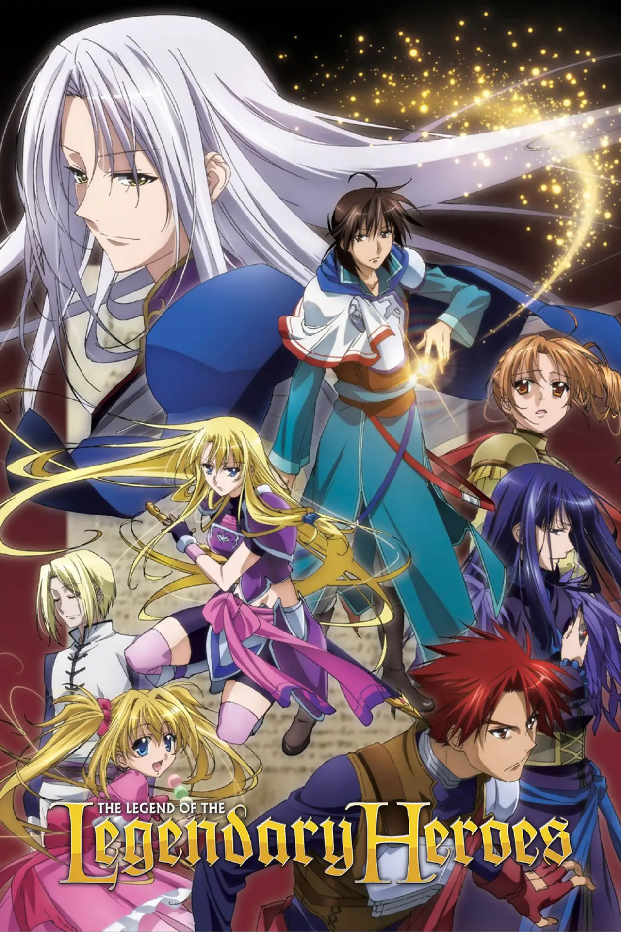 Series poster "The Legend of the Legendary Heroes"
