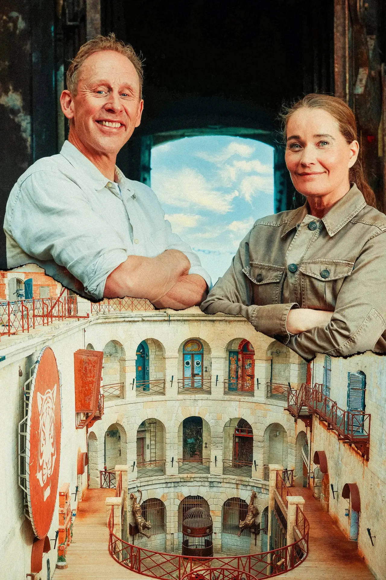 Series poster "Fångarna på fortet"