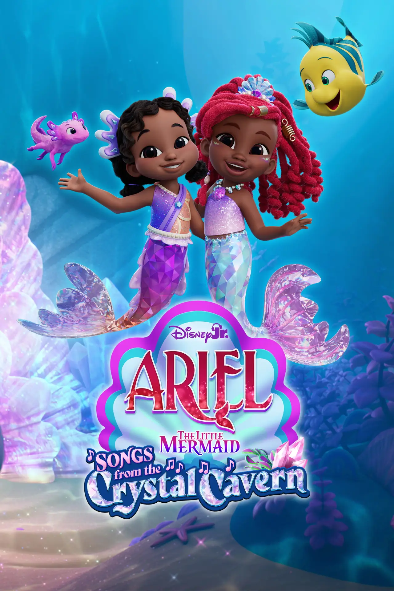 Series poster "Disney Junior Ariel, The Little Mermaid: Songs from the Crystal Cavern"