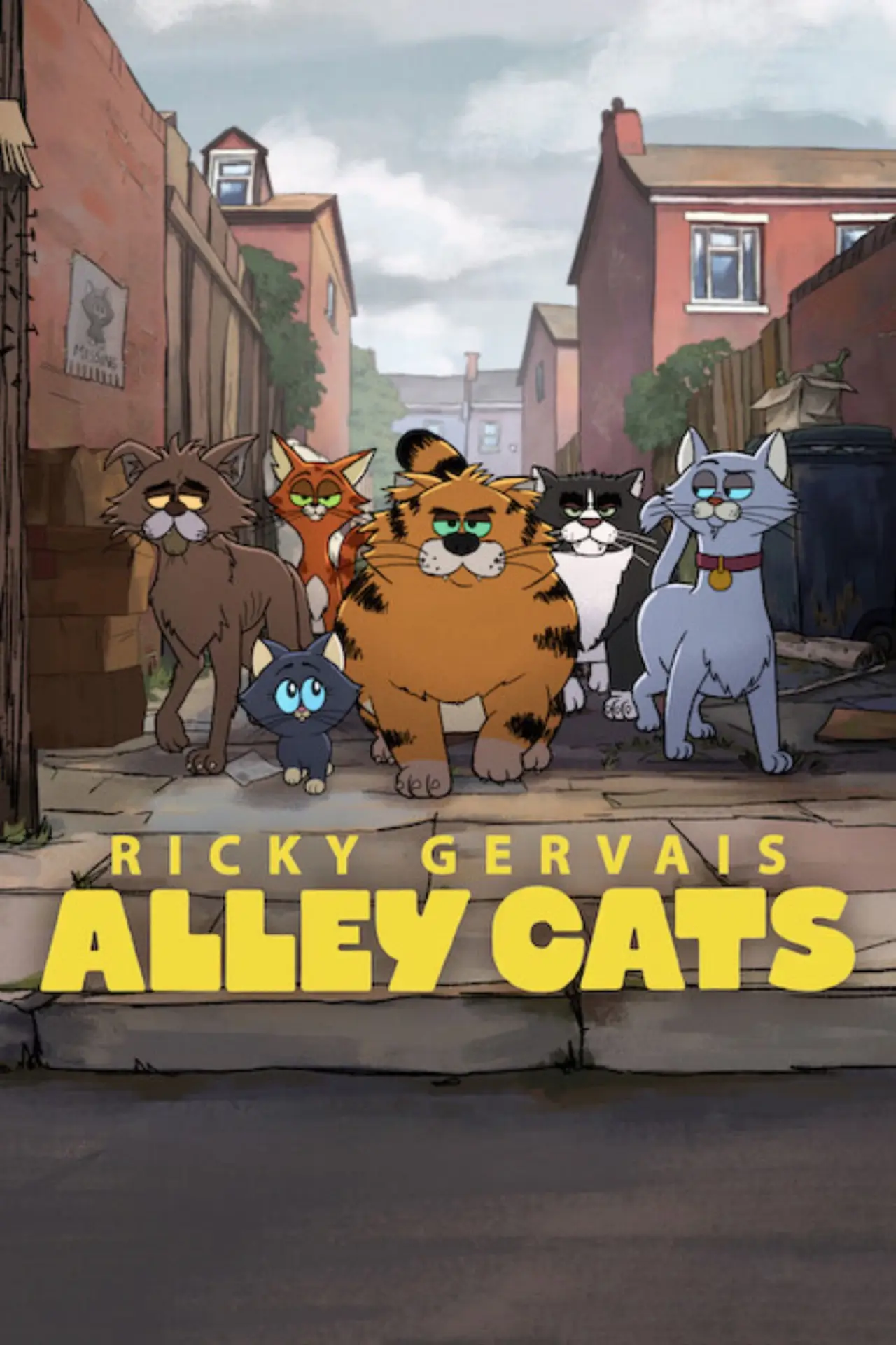 Series poster "Ricky Gervais Alley Cats"