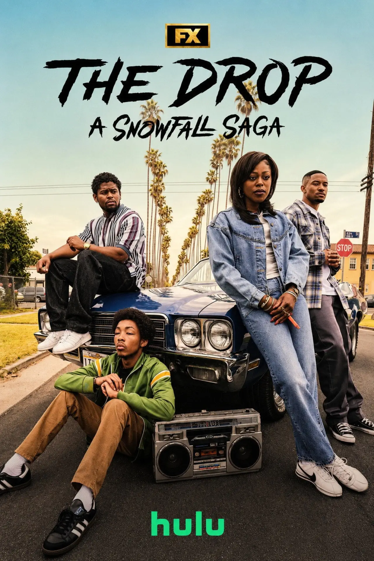 Series poster "The Drop: A Snowfall Saga"