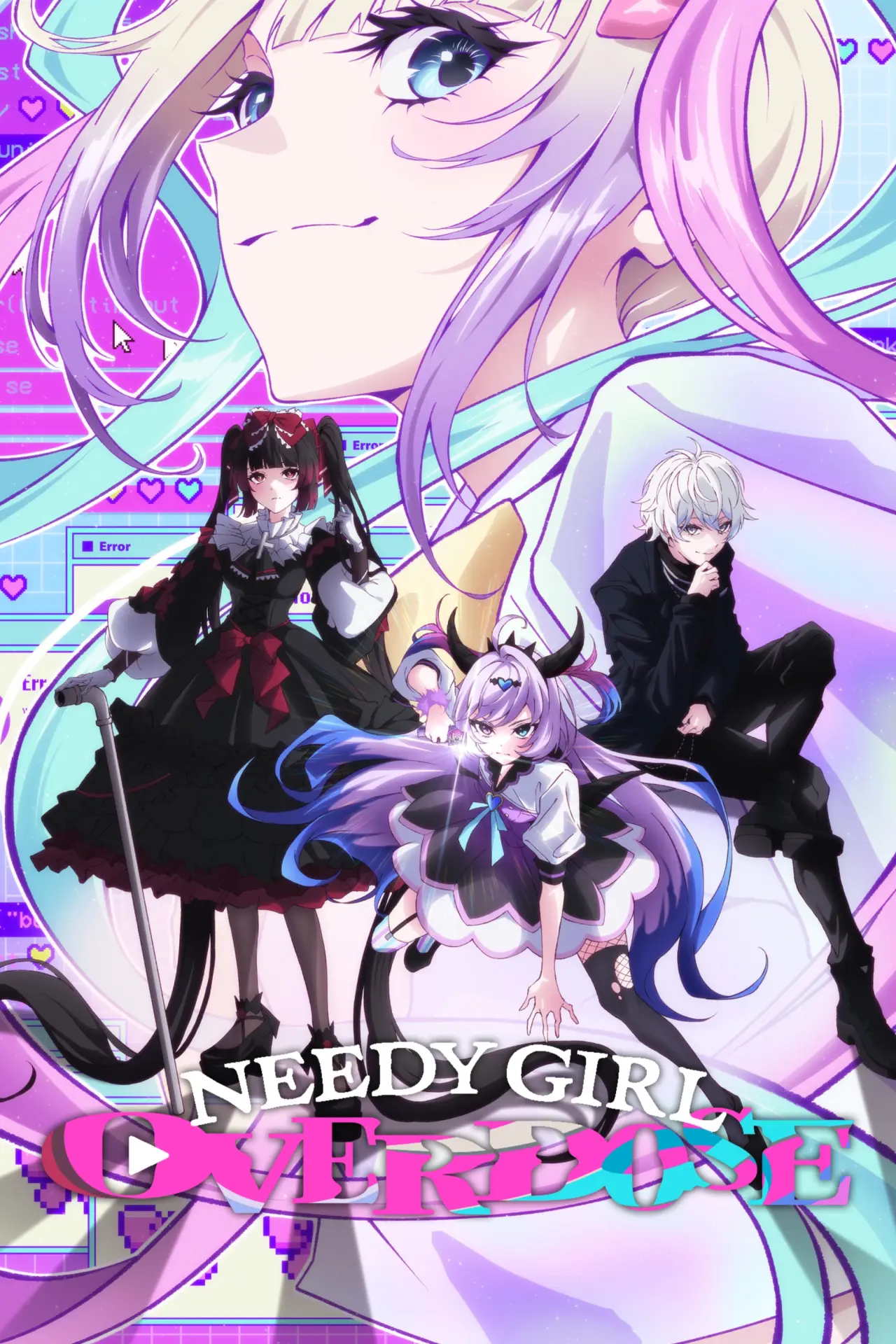 Series poster "NEEDY GIRL OVERDOSE"