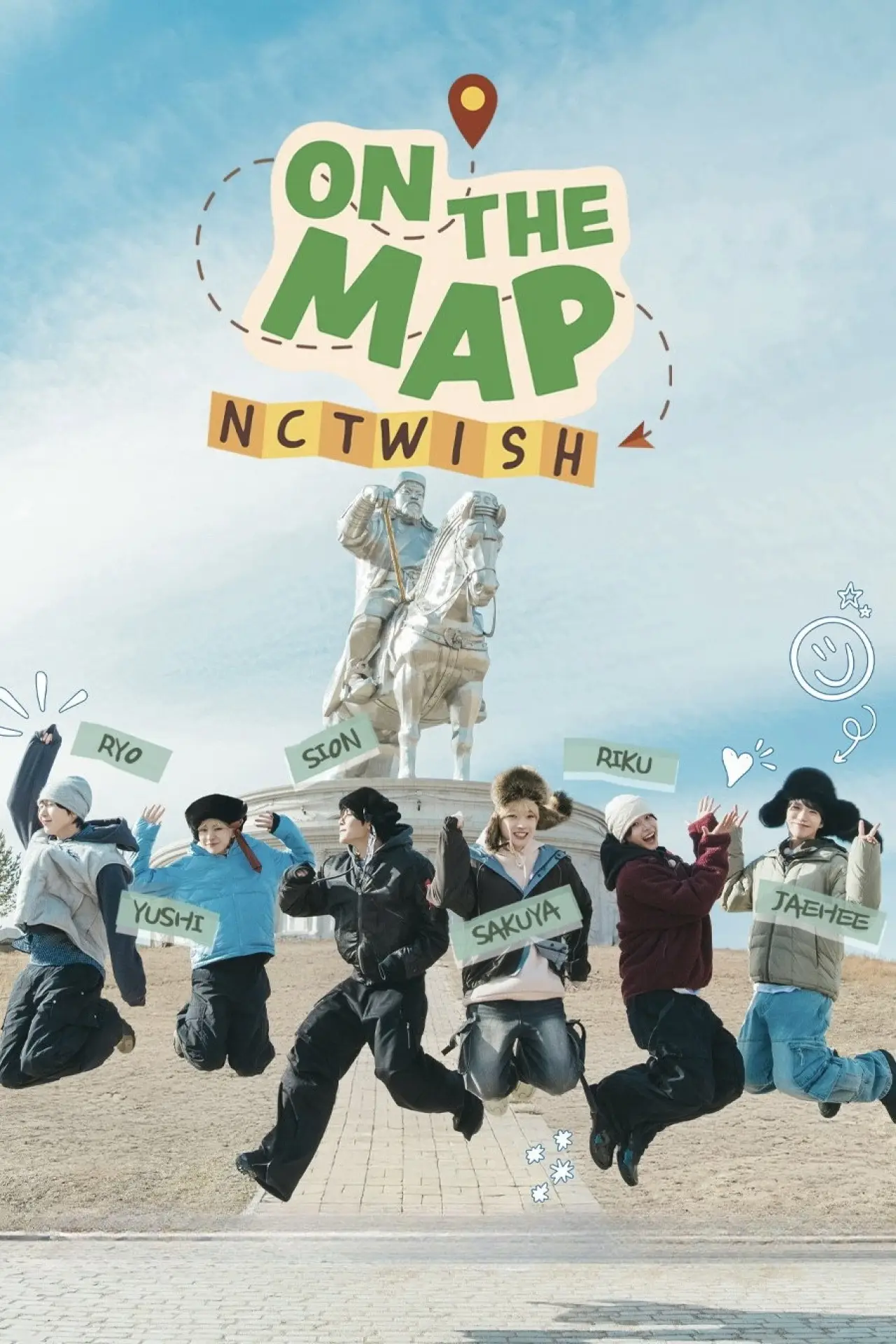 Series poster "ON THE MAP : NCT WISH"