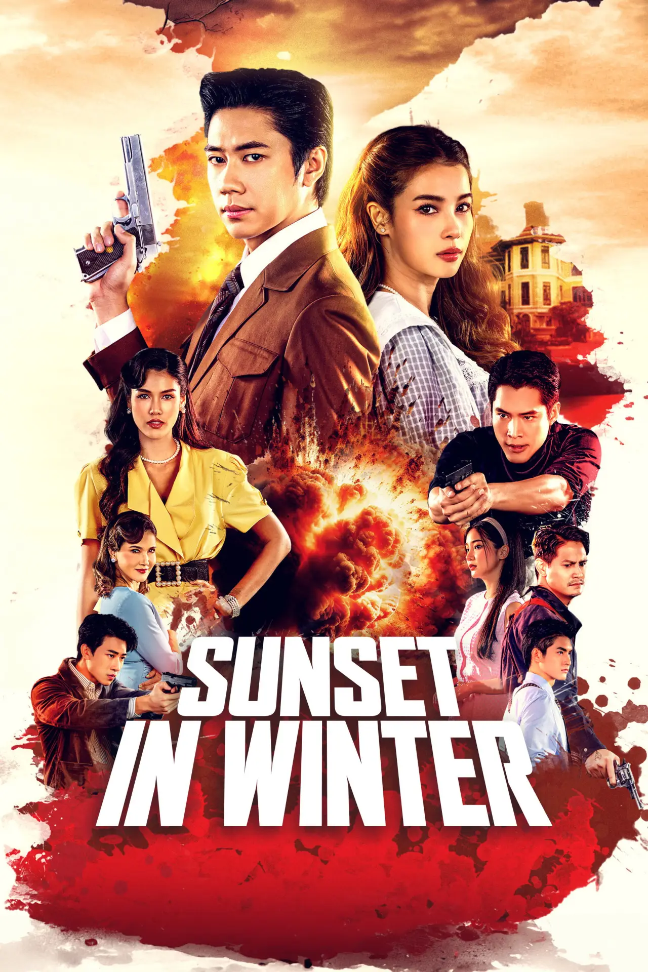 Series poster "Sunset in Winter"