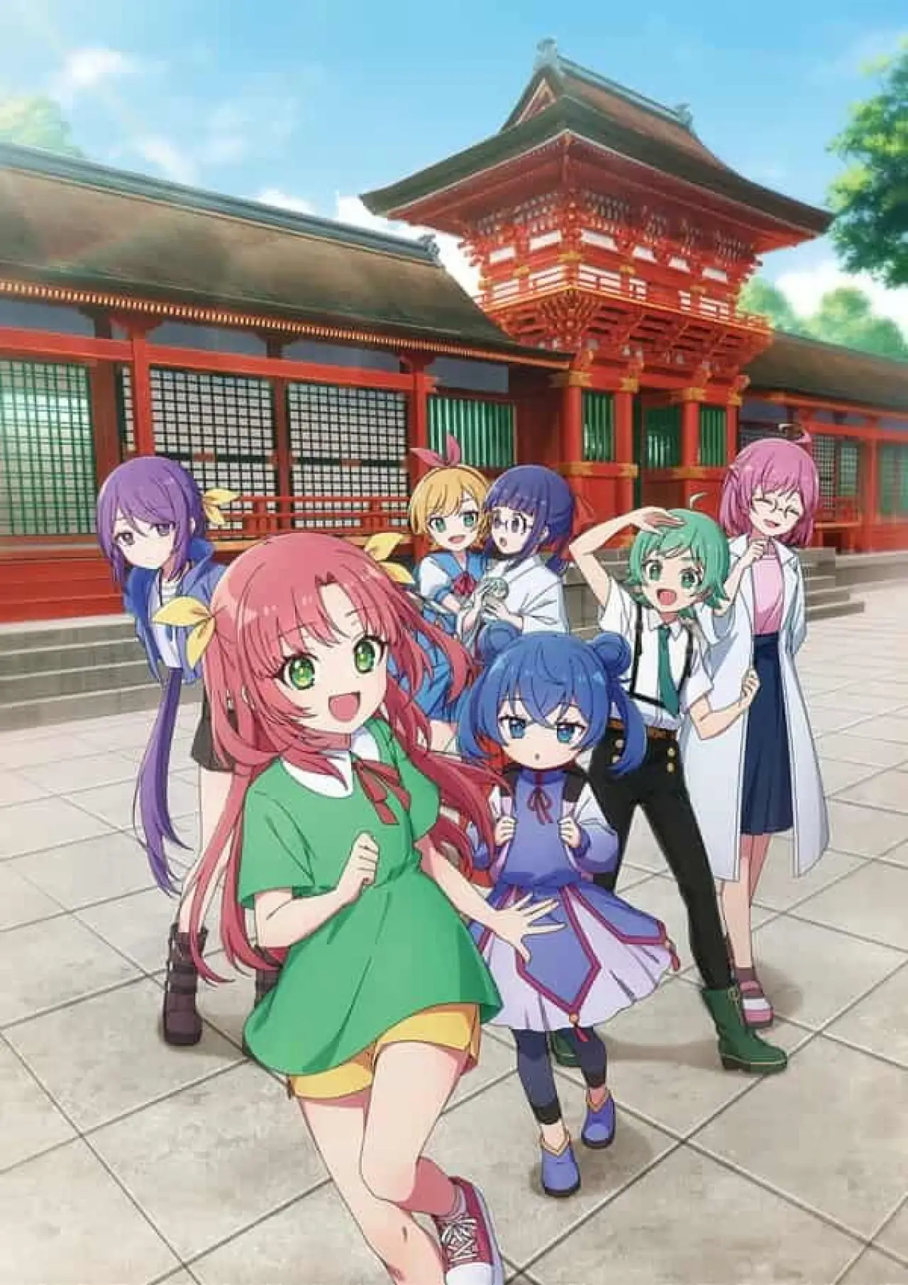 Series poster "Komekami! Girls"