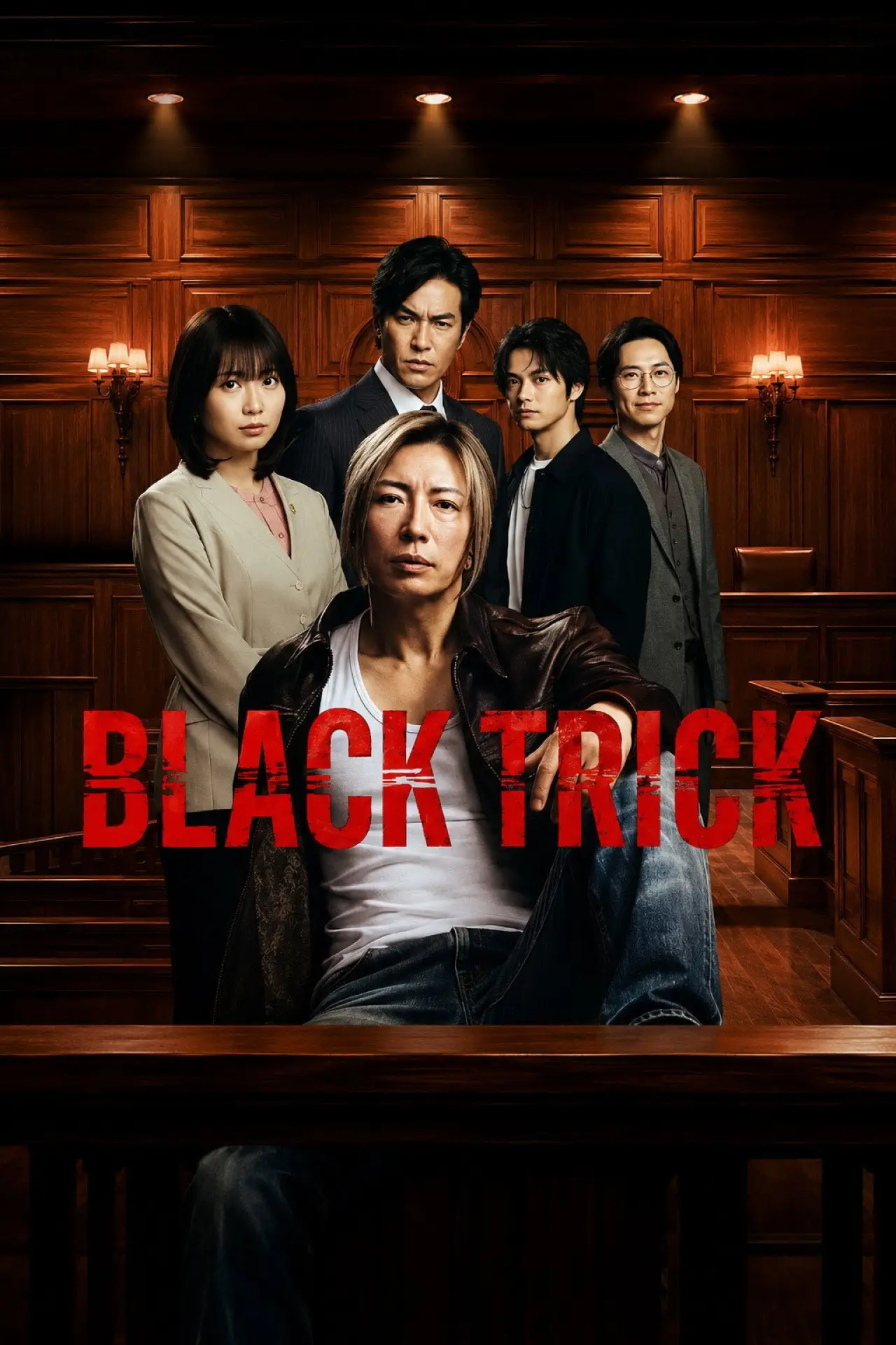 Series poster "BLACK TRICK: The Lawyer Who Controls Justice"