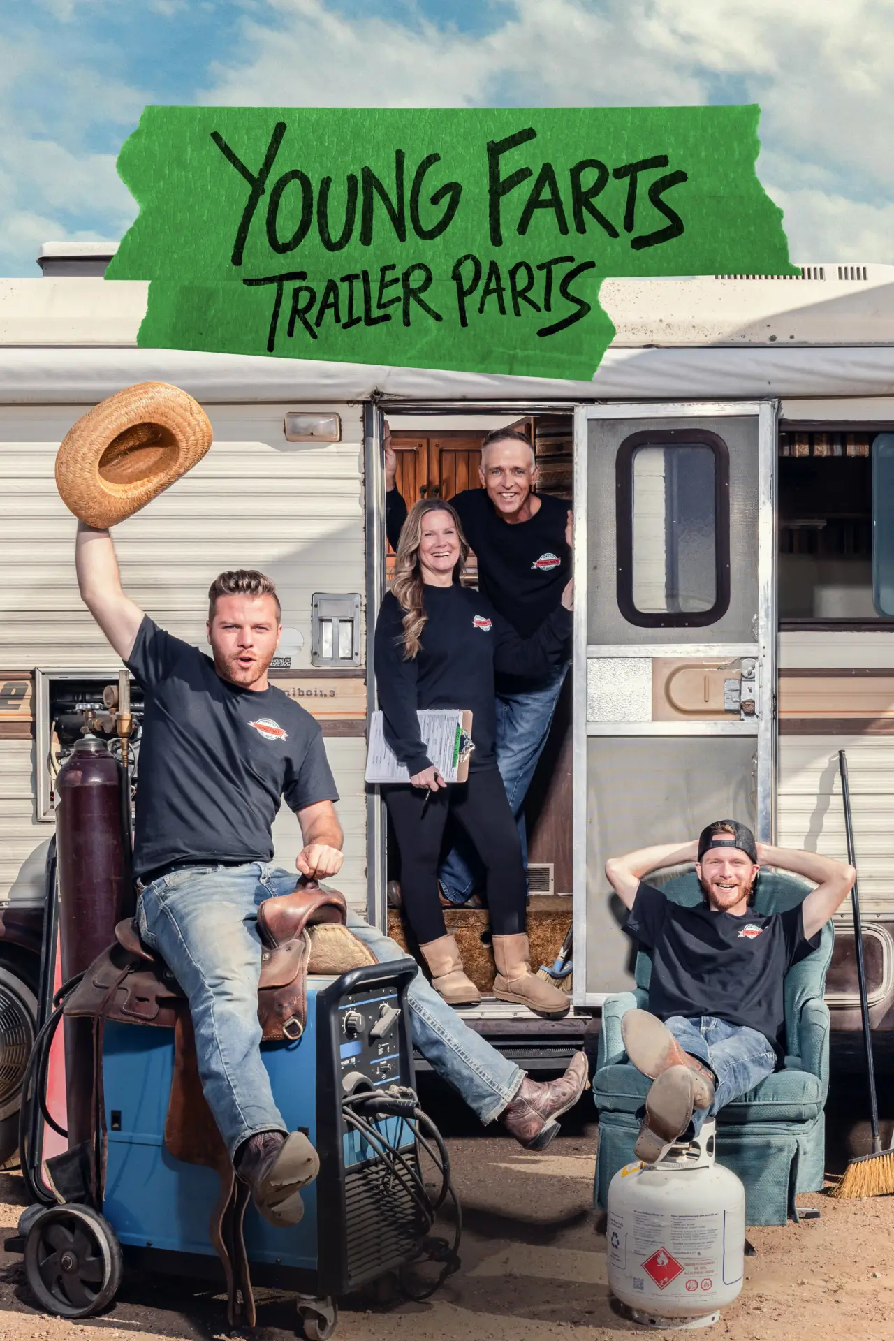 Series poster "Young Farts Trailer Parts"