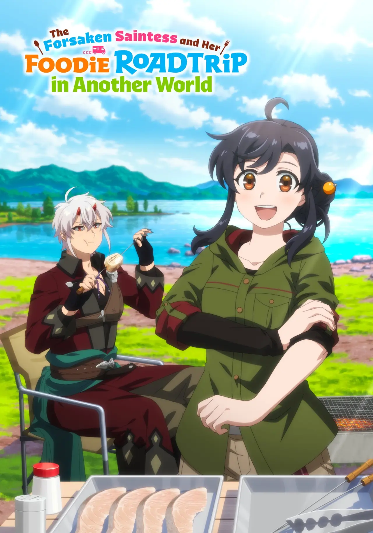 Series poster "The Forsaken Saintess and Her Foodie Road Trip in Another World"