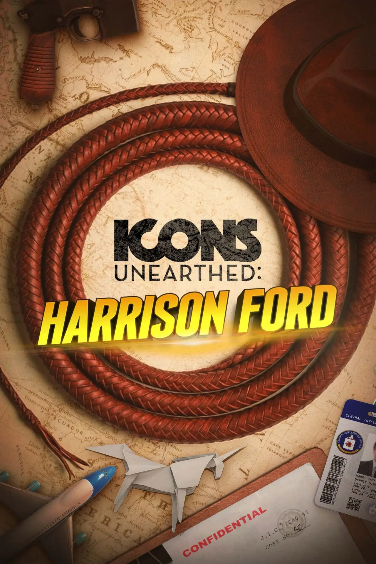 Series poster "Icons Unearthed: Harrison Ford"