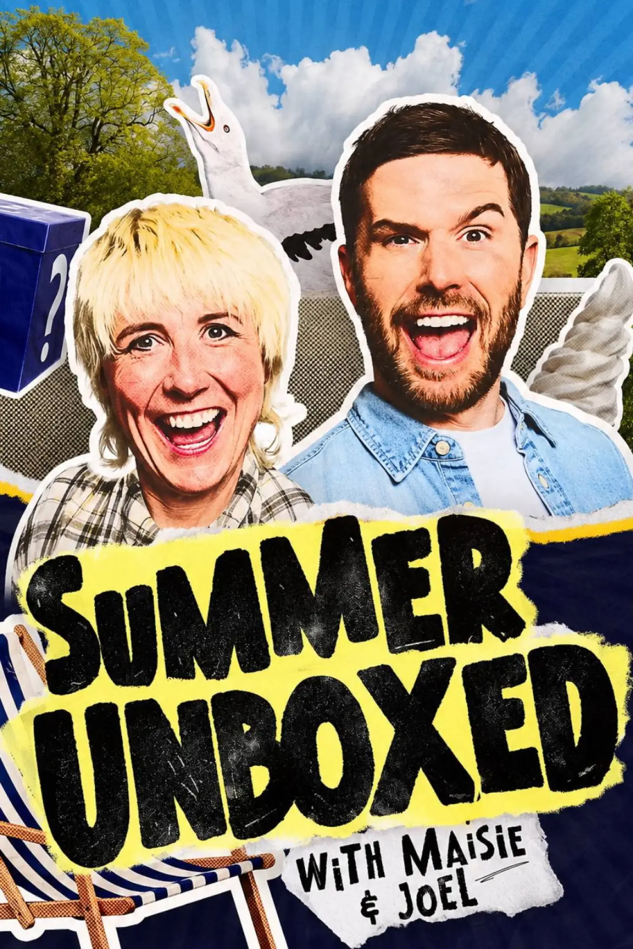Series poster "Summer Unboxed with Maisie and Joel"