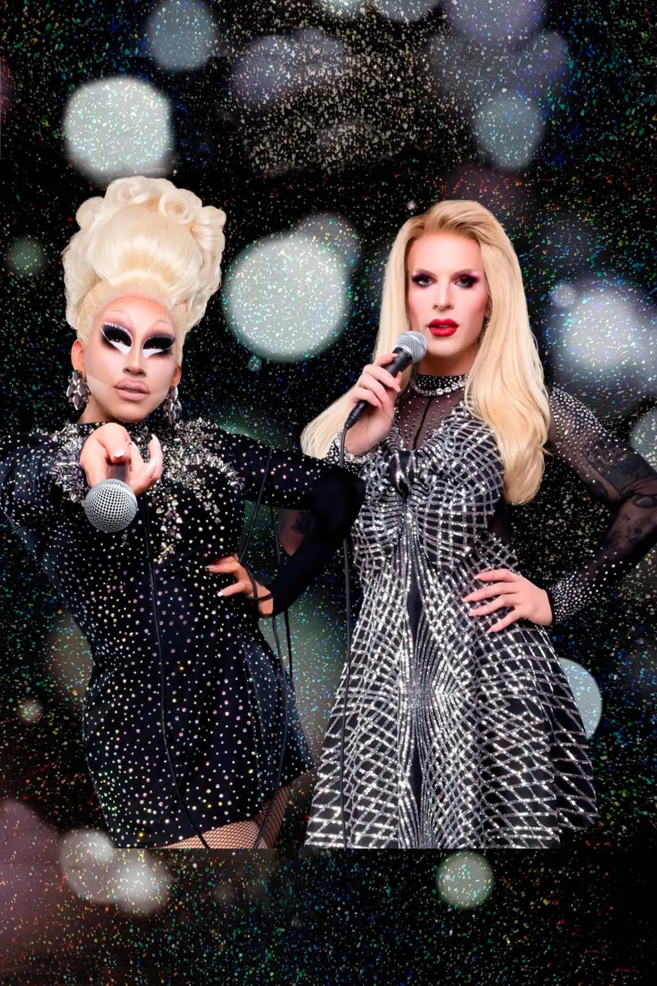 Series poster "The Bald and the Beautiful with Trixie and Katya"