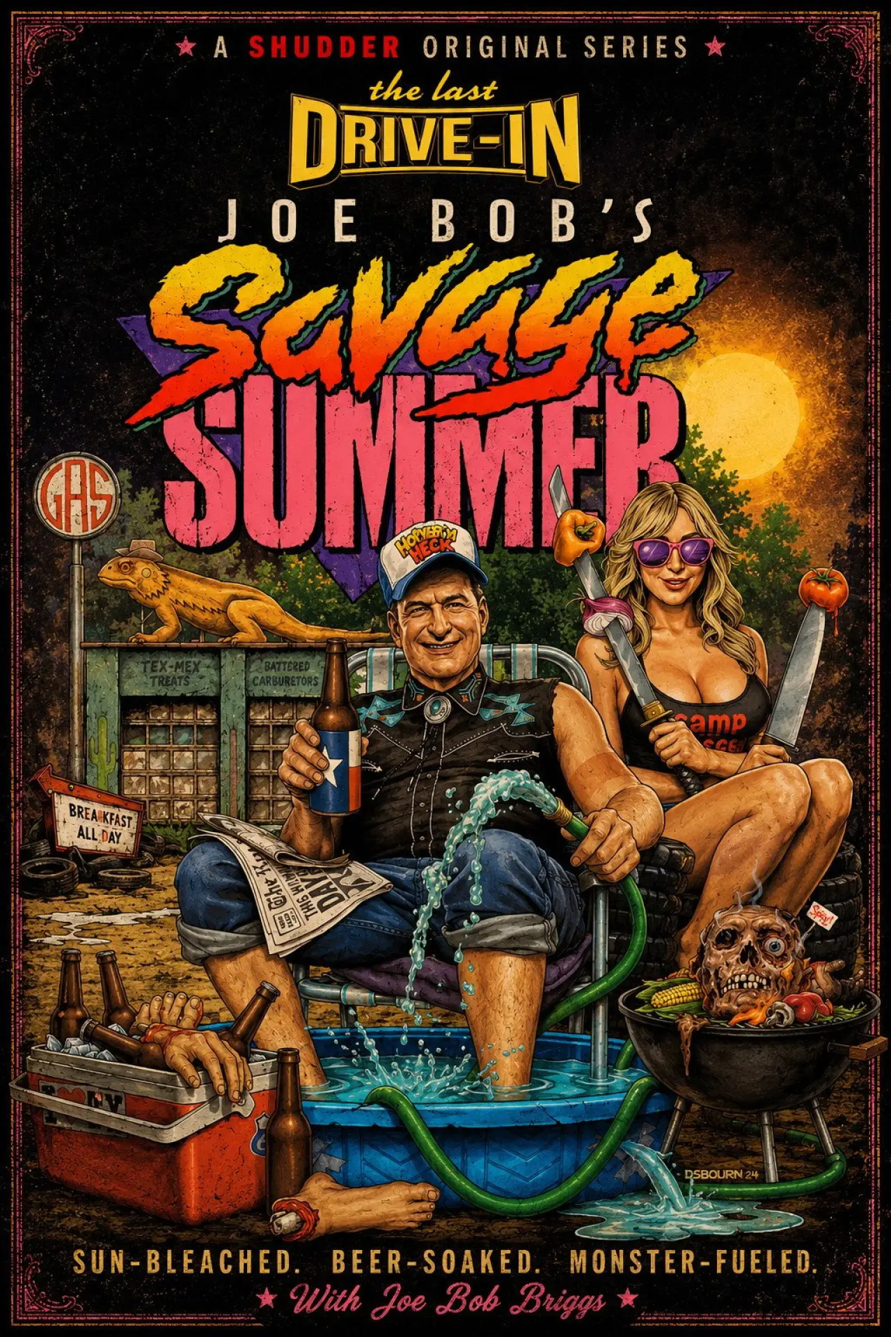Series poster "The Last Drive In: Joe Bob