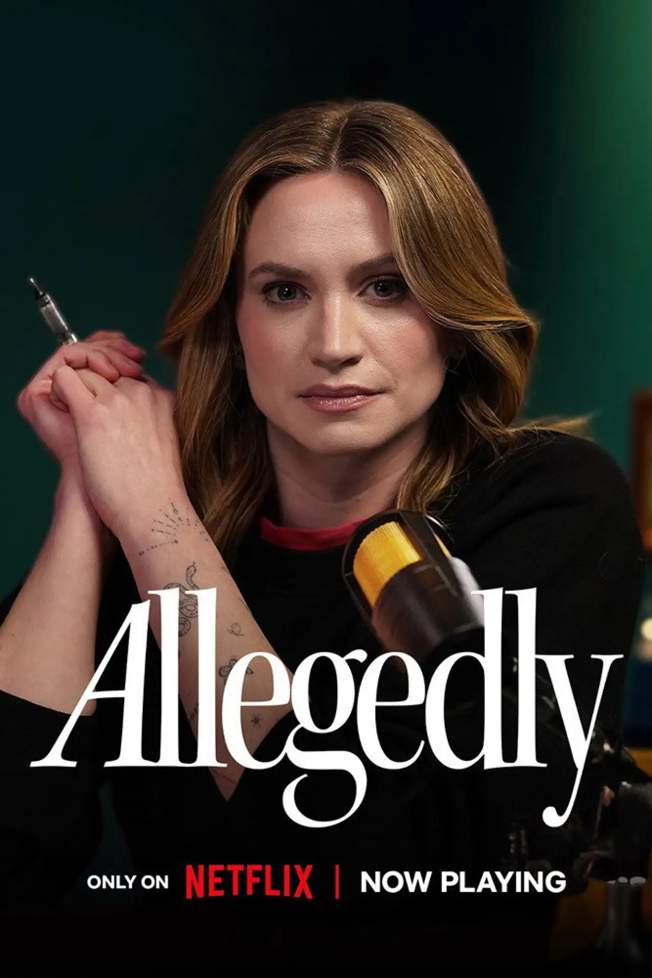 Series poster "Allegedly with Ellison Barber"