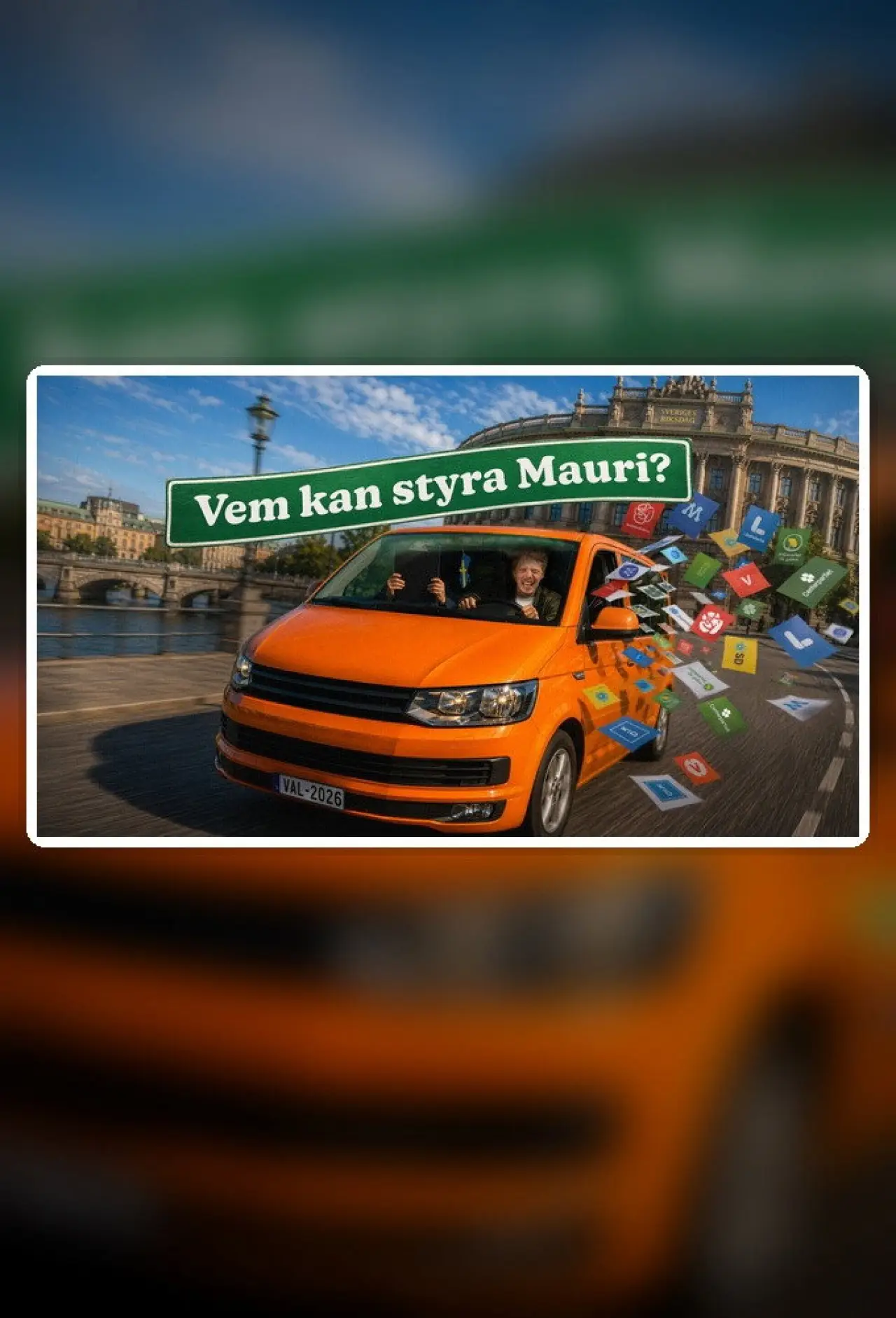 Series poster "Who Can Steer Mauri?"