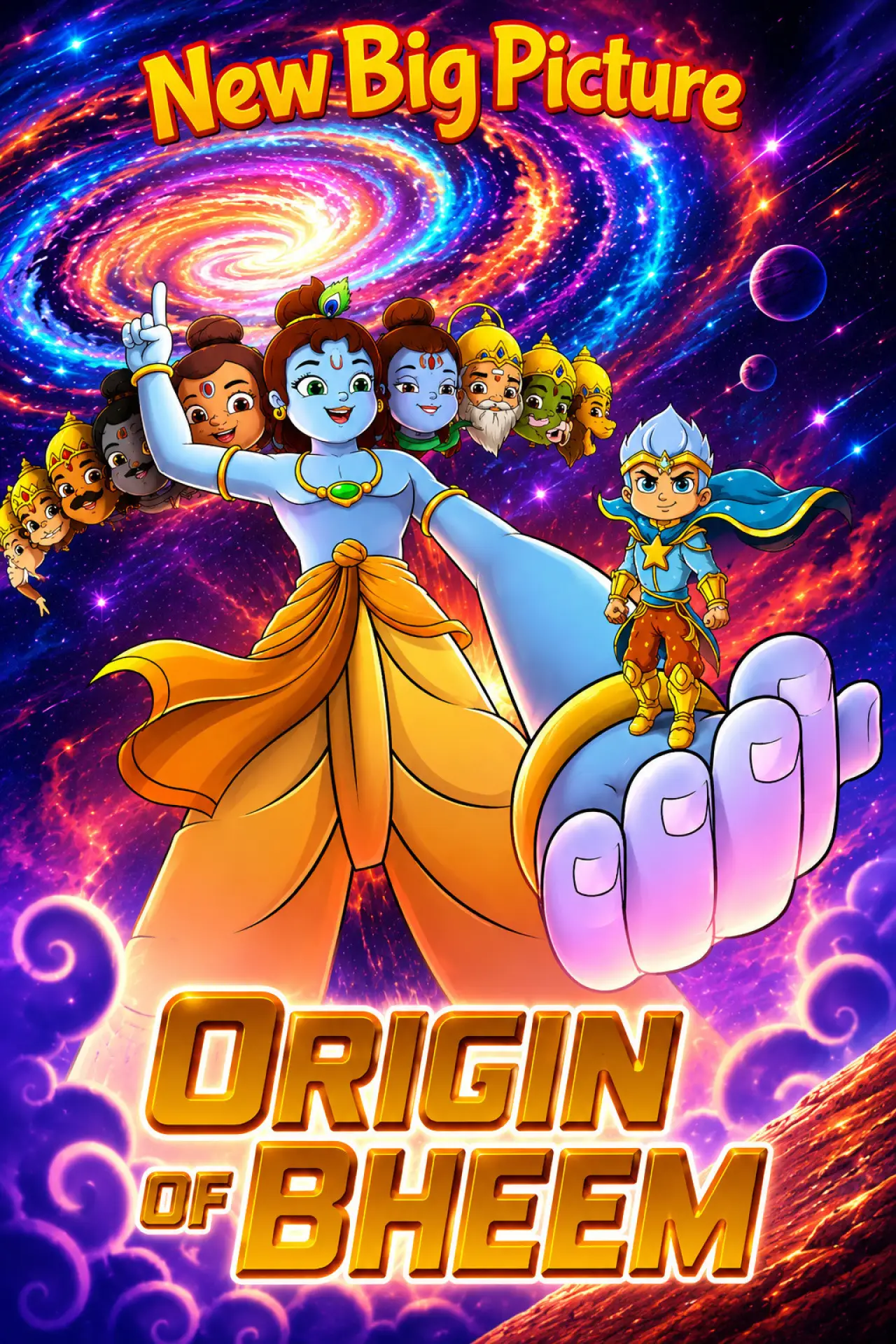 Series poster "Chhota Bheem Origin Of bheem"