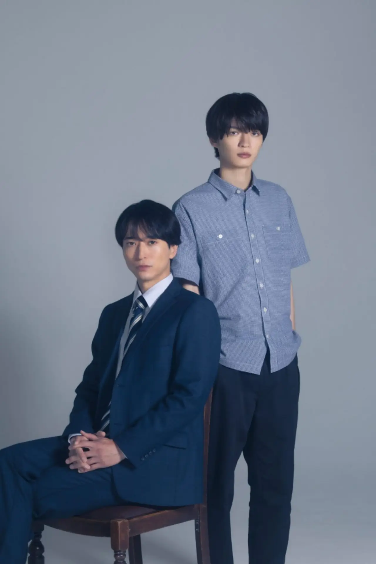 Series poster "Kamen Teacher: From the Day I Lost My Wife"