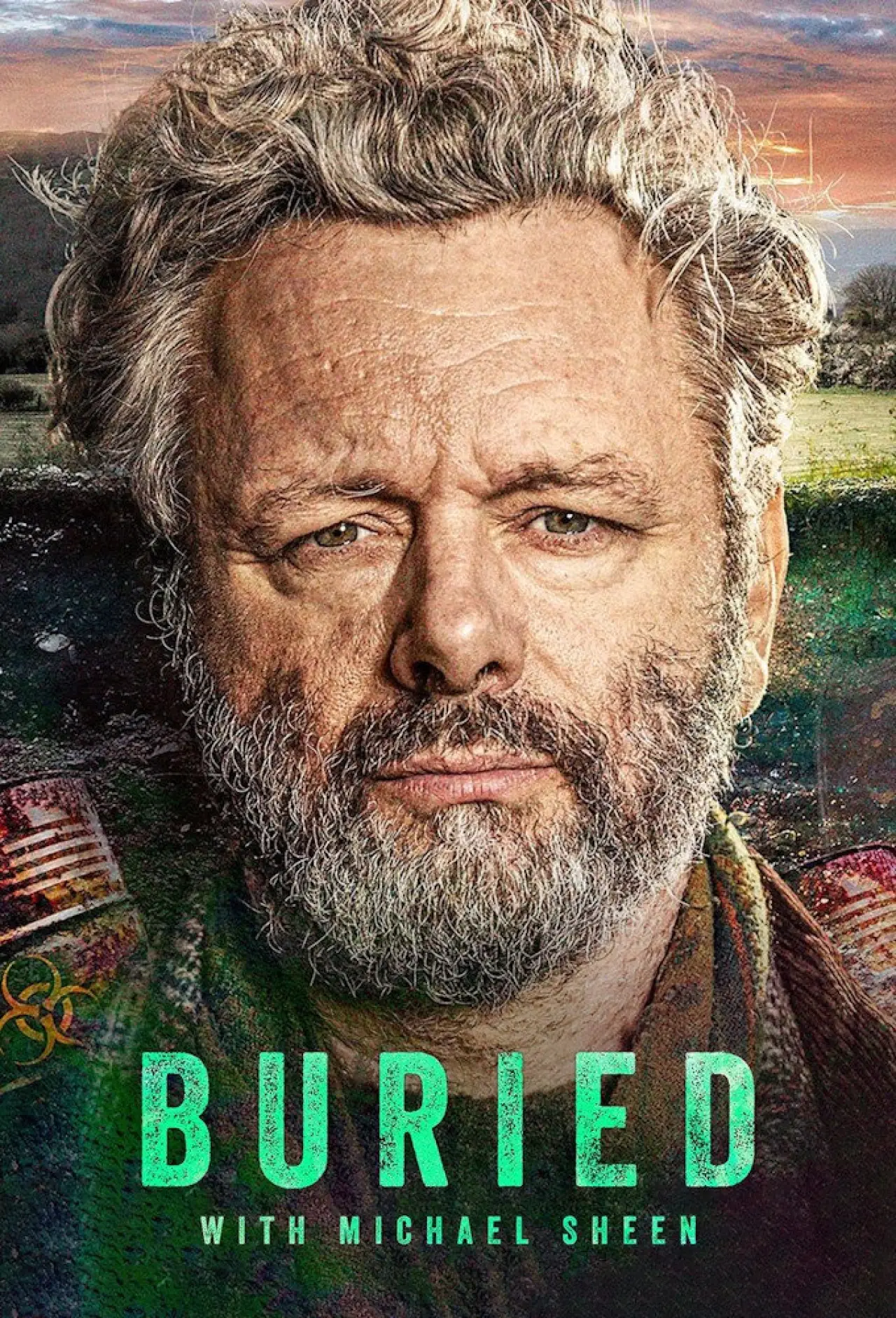 Series poster "Buried with Michael Sheen"