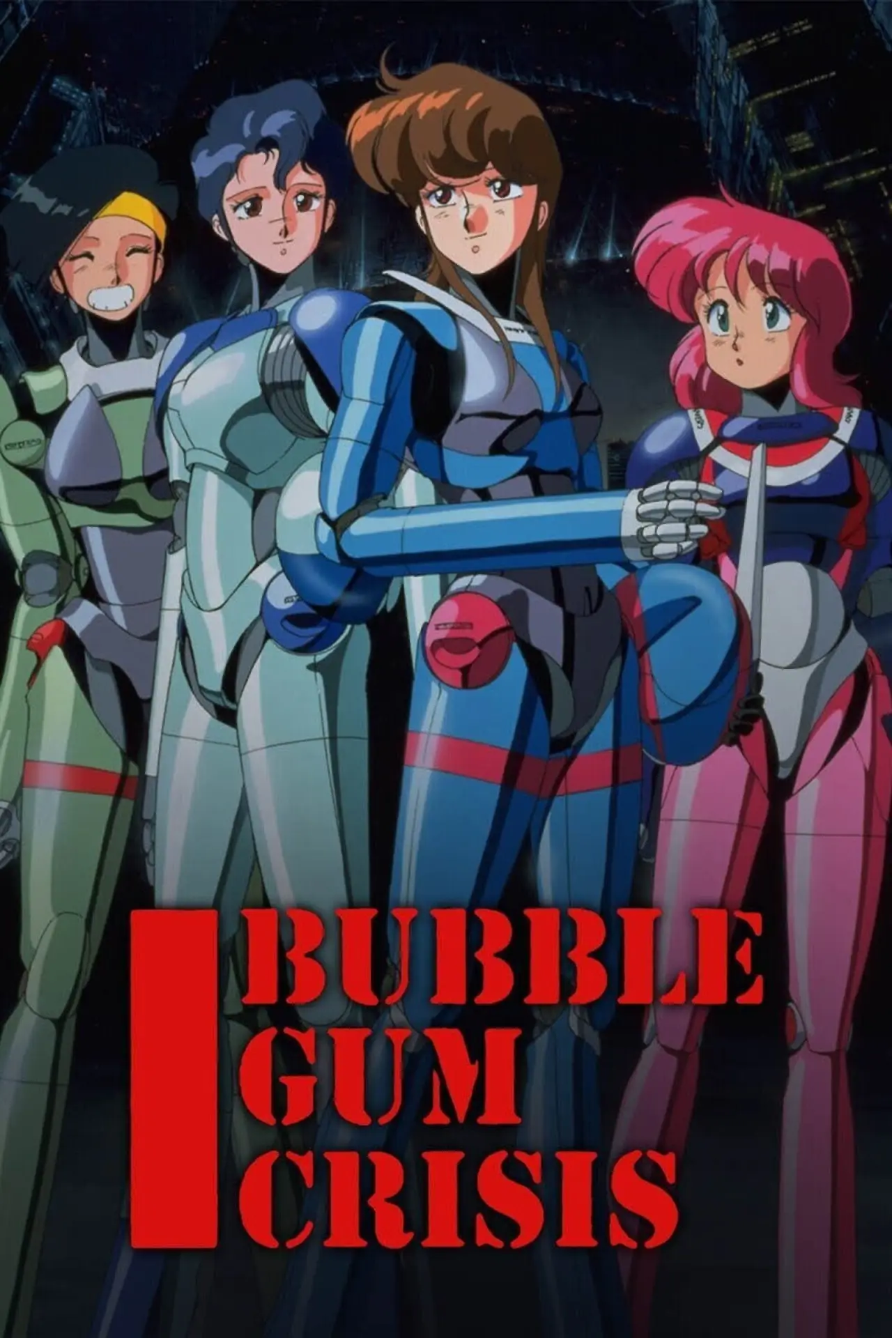 Series poster "Bubblegum Crisis"