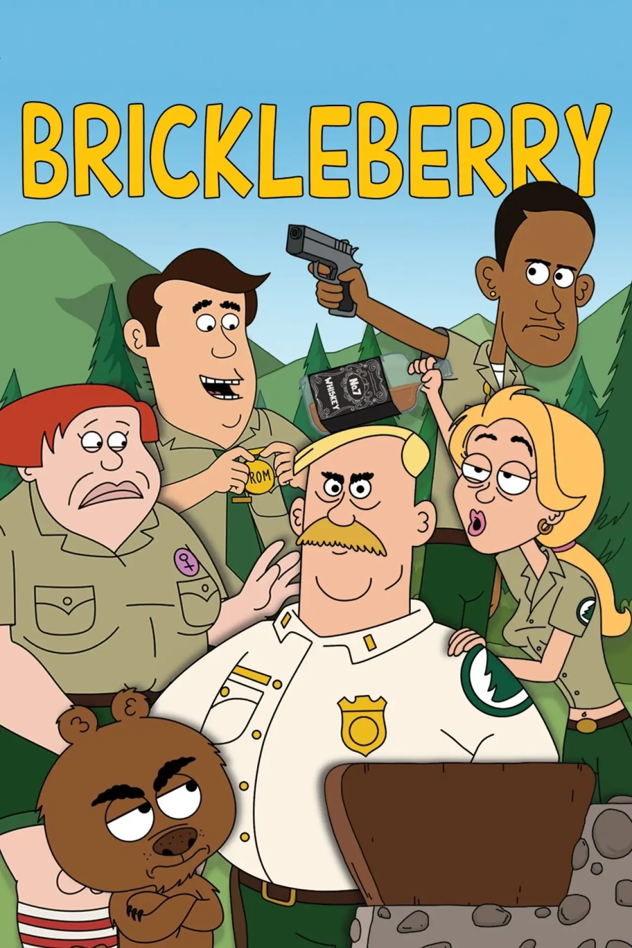 Series poster "Brickleberry"