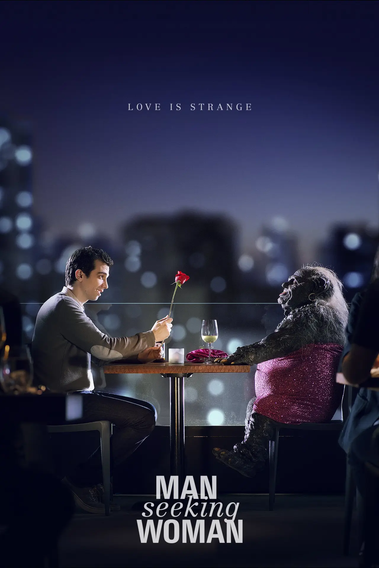 Series poster "Man Seeking Woman"