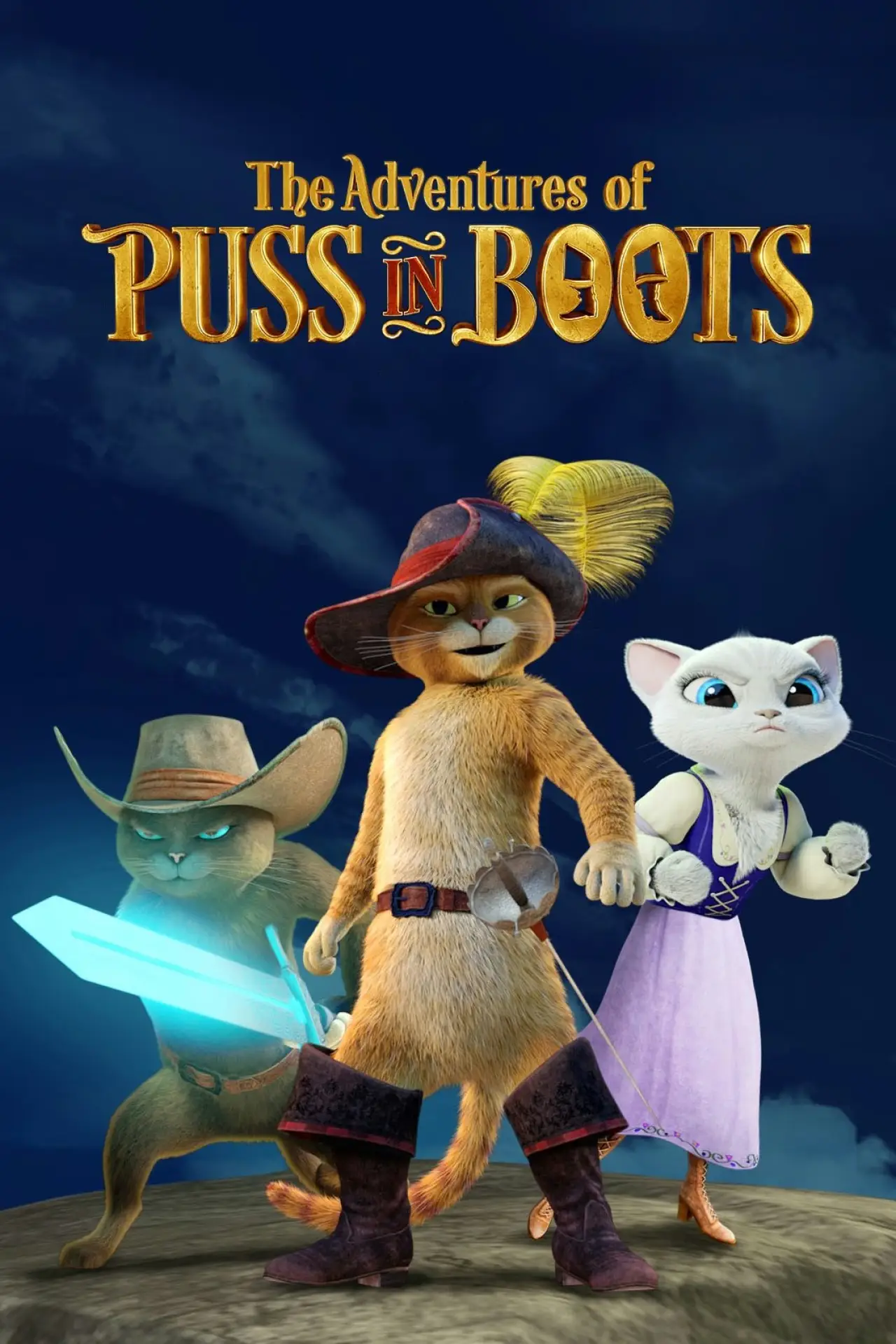 Series poster "The Adventures of Puss in Boots"