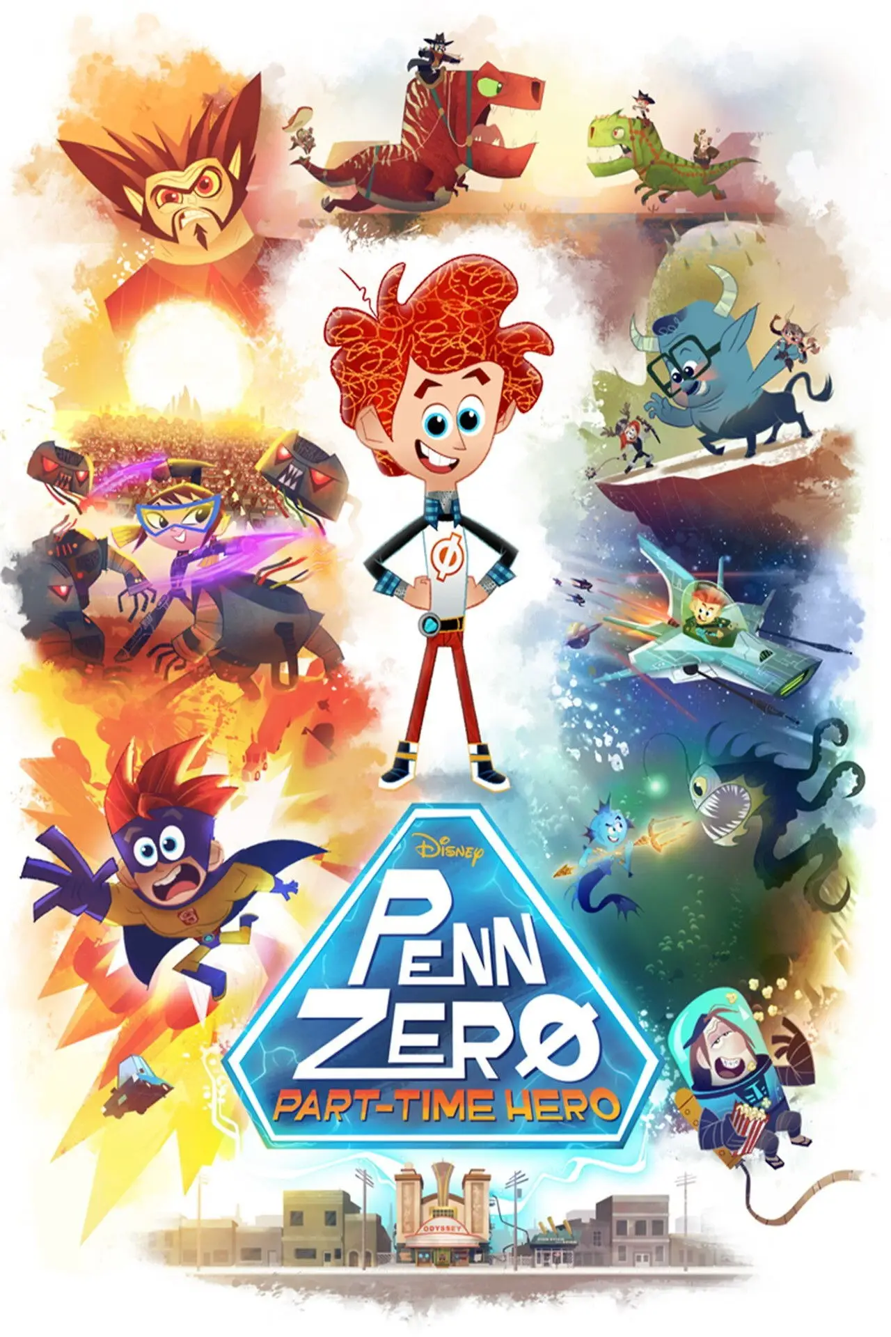 Series poster "Penn Zero: Part-Time Hero"