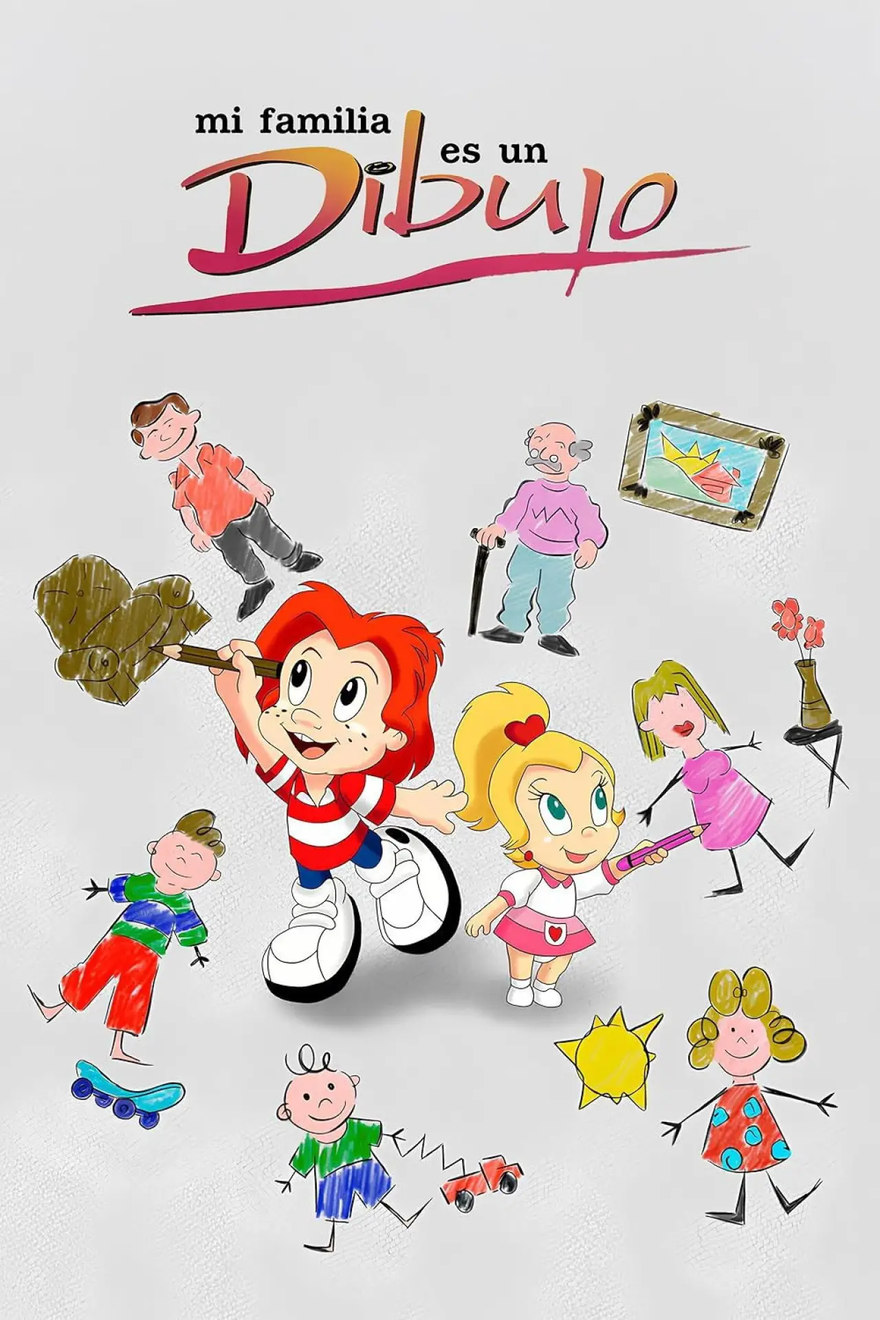 Series poster "My family is a draw"