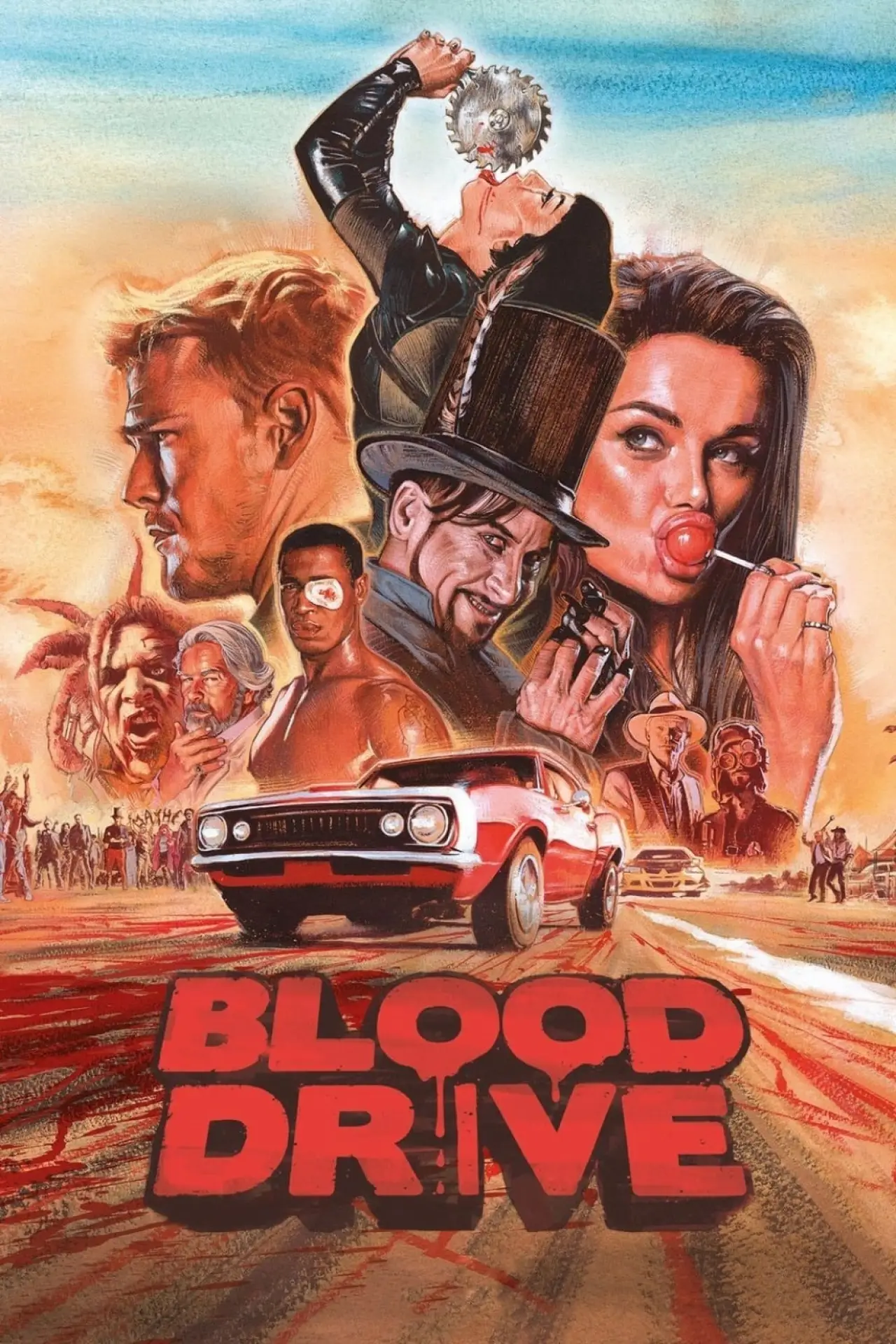 Series poster "Blood Drive"