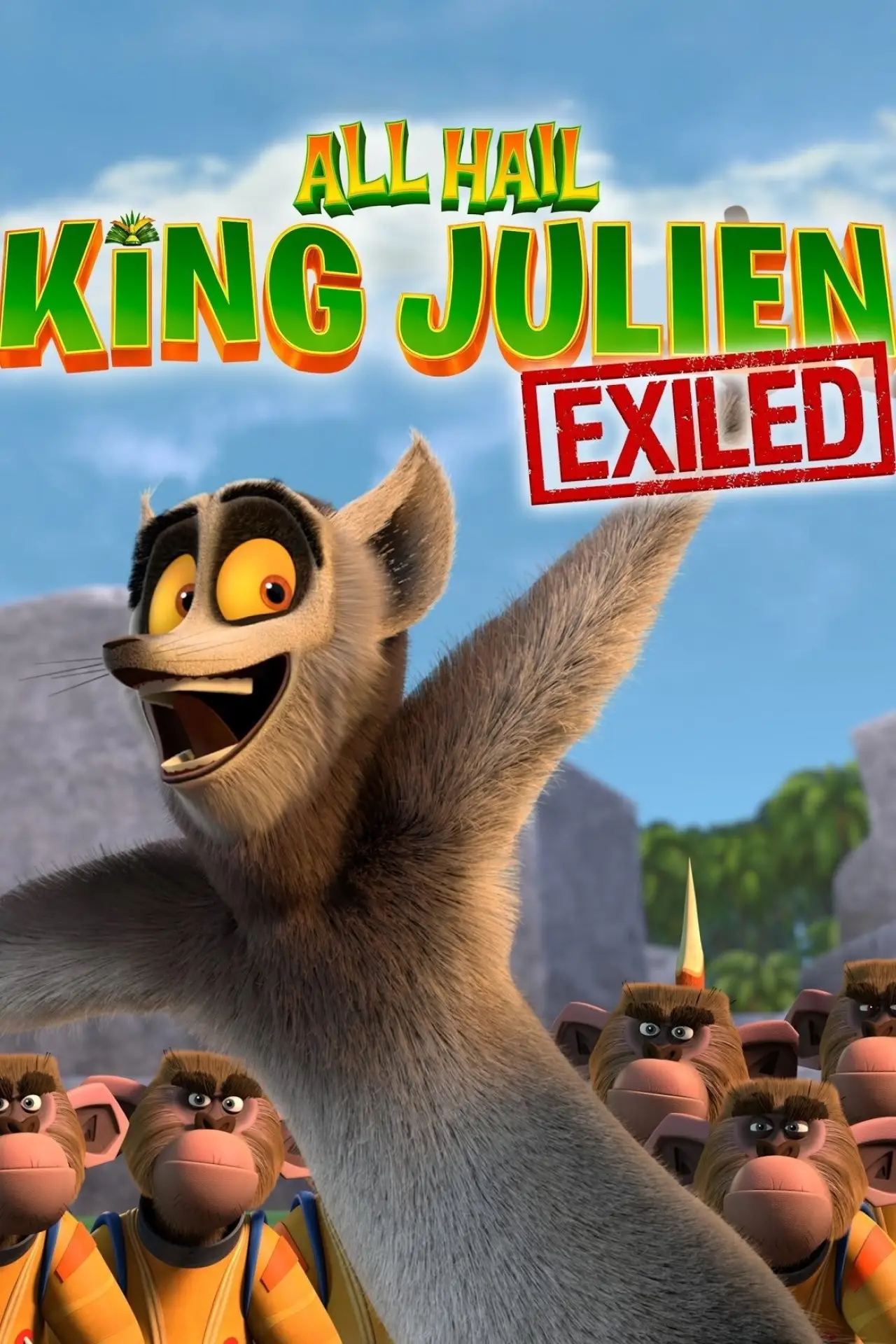 Series poster "All Hail King Julien: Exiled"