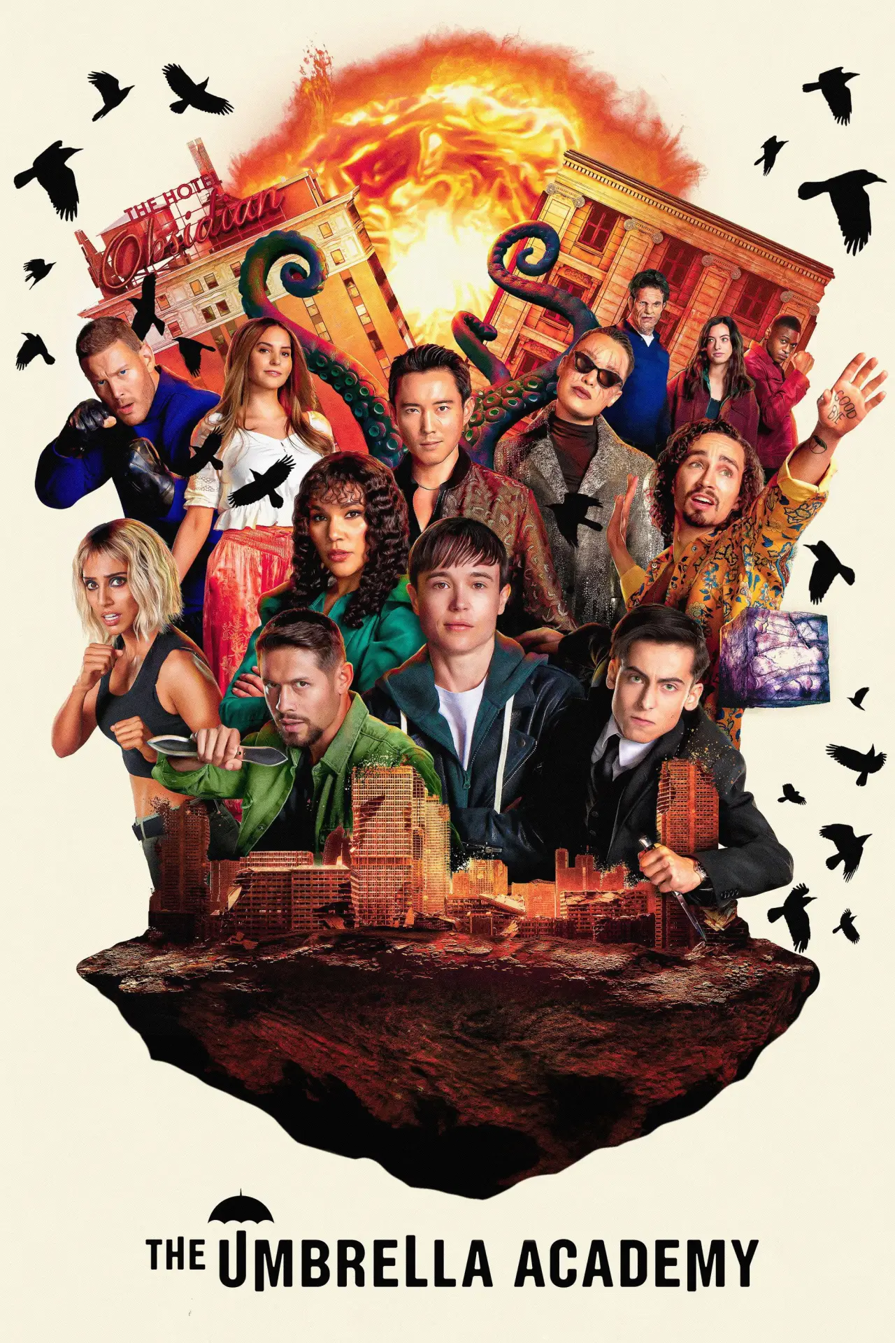 Series poster "The Umbrella Academy"