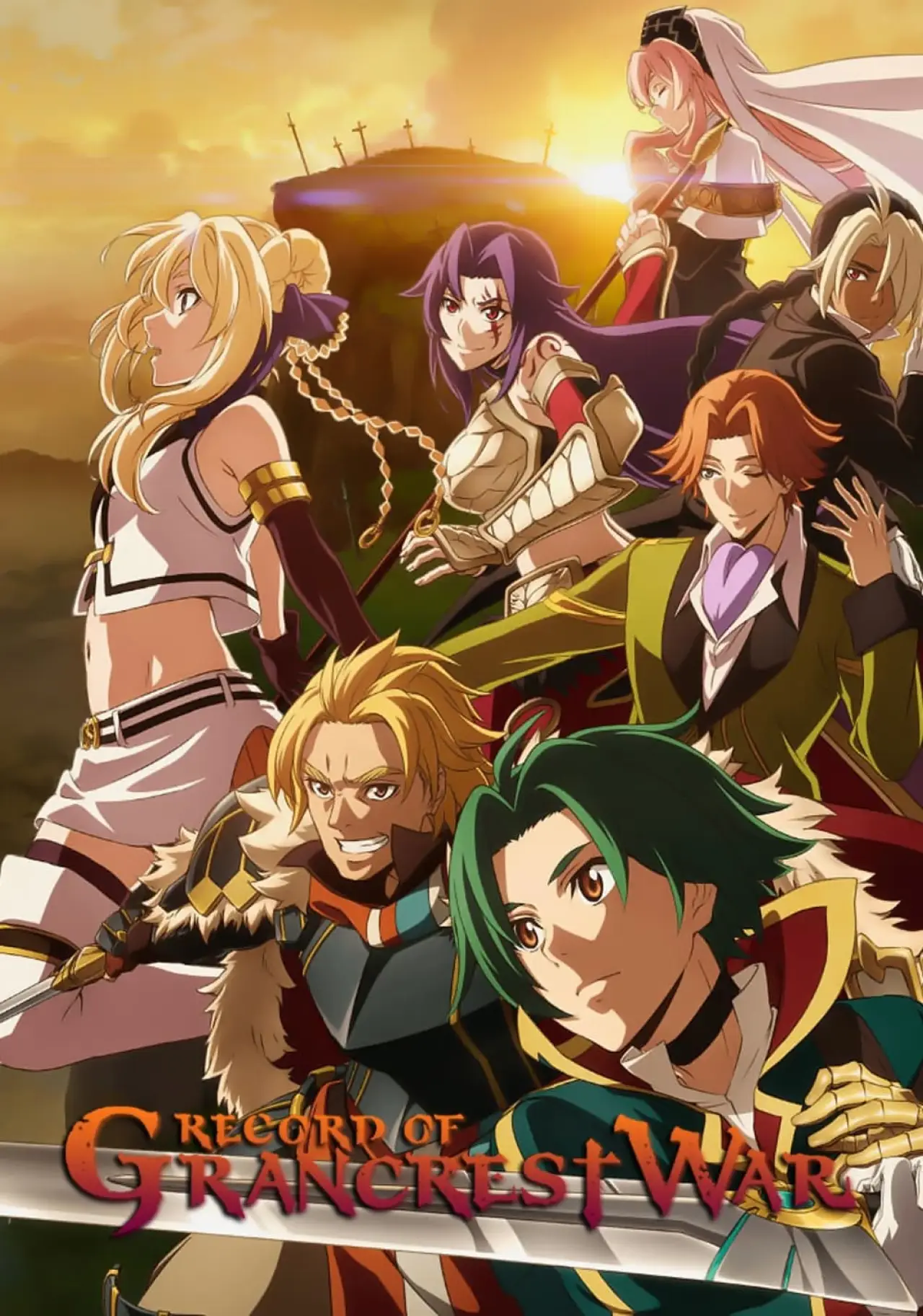 Series poster "Record of Grancrest War"