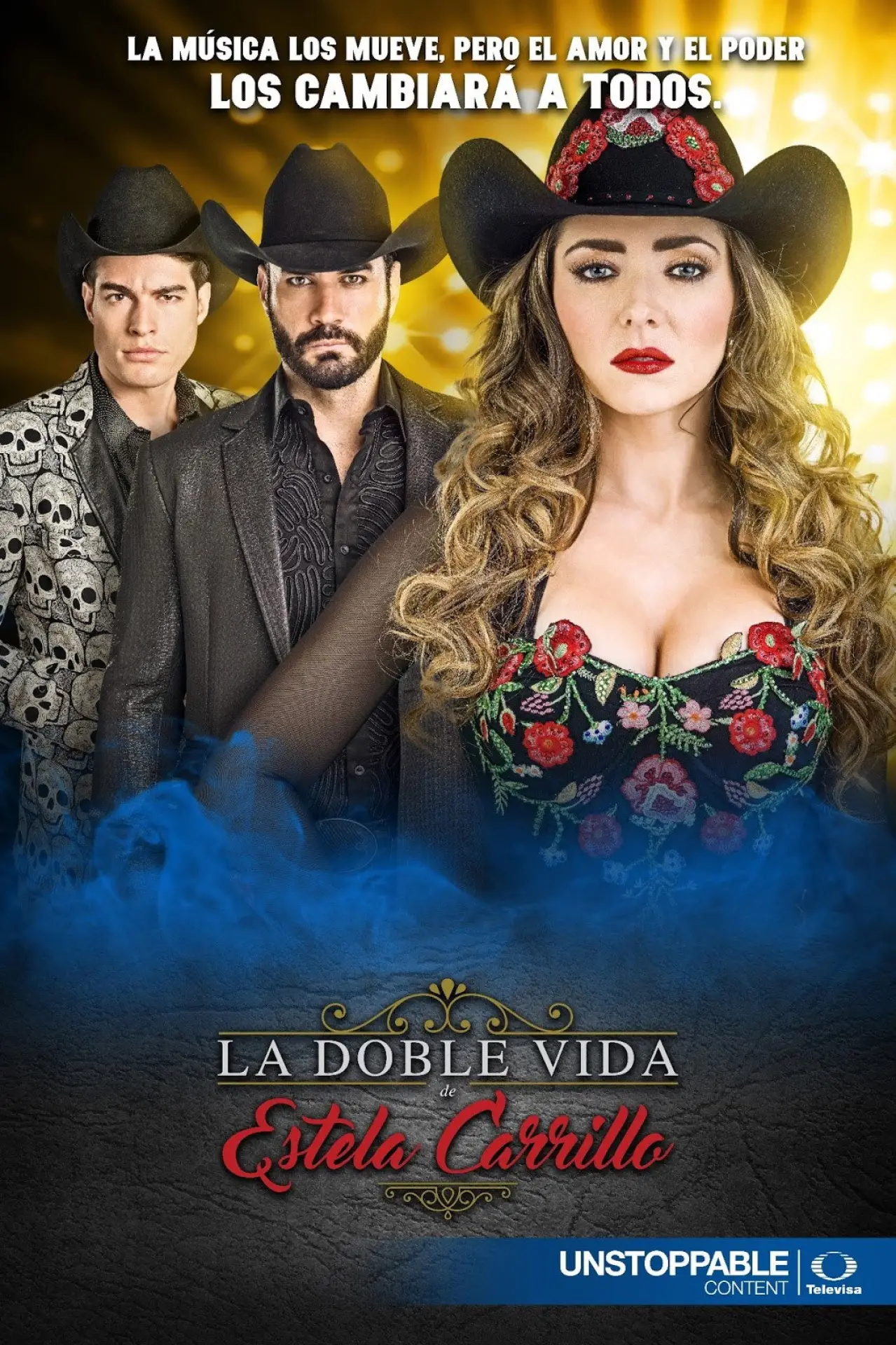 Series poster "La doble vida de Estela Carrillo"