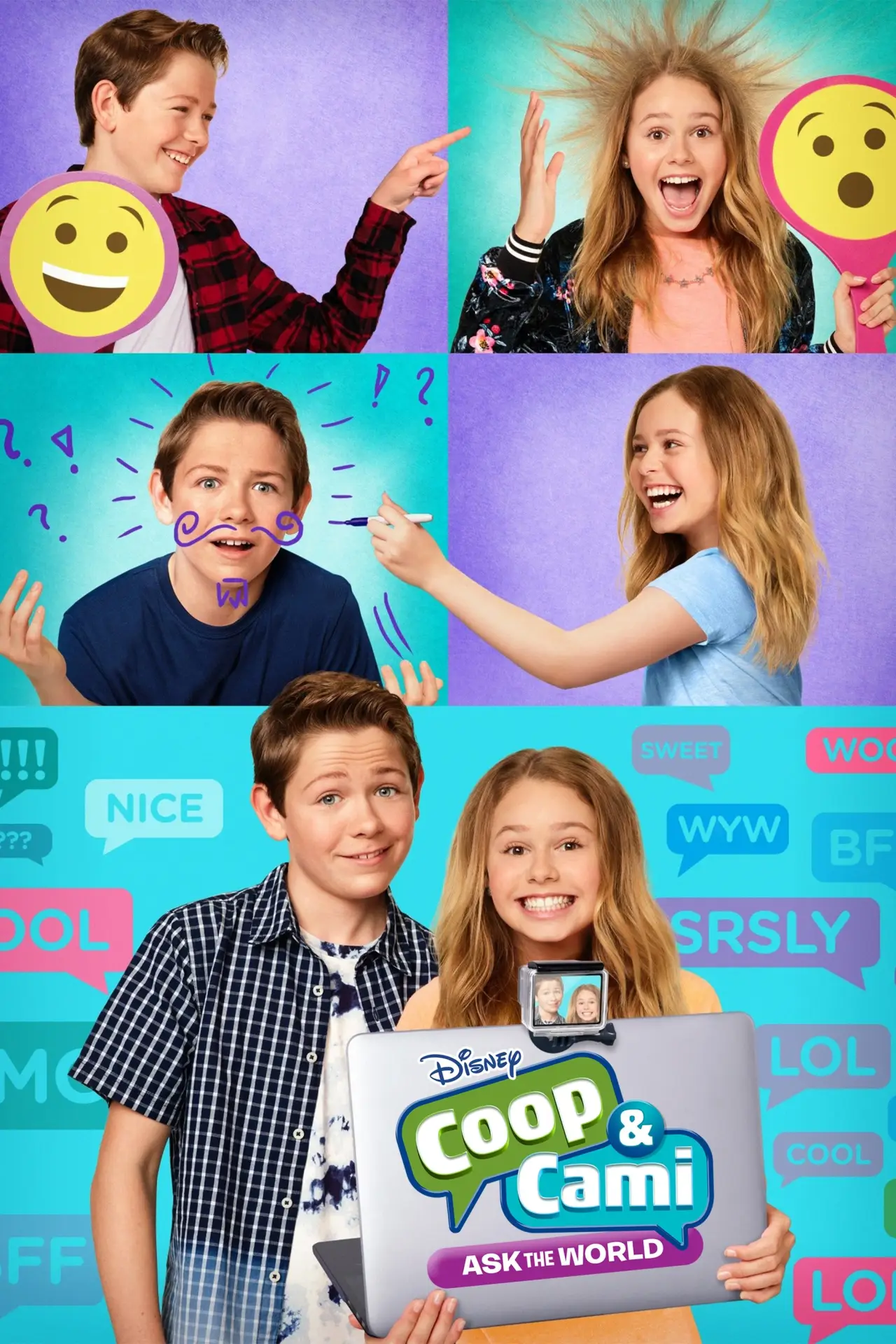 Постер к сериалу "Coop & Cami Ask the World"