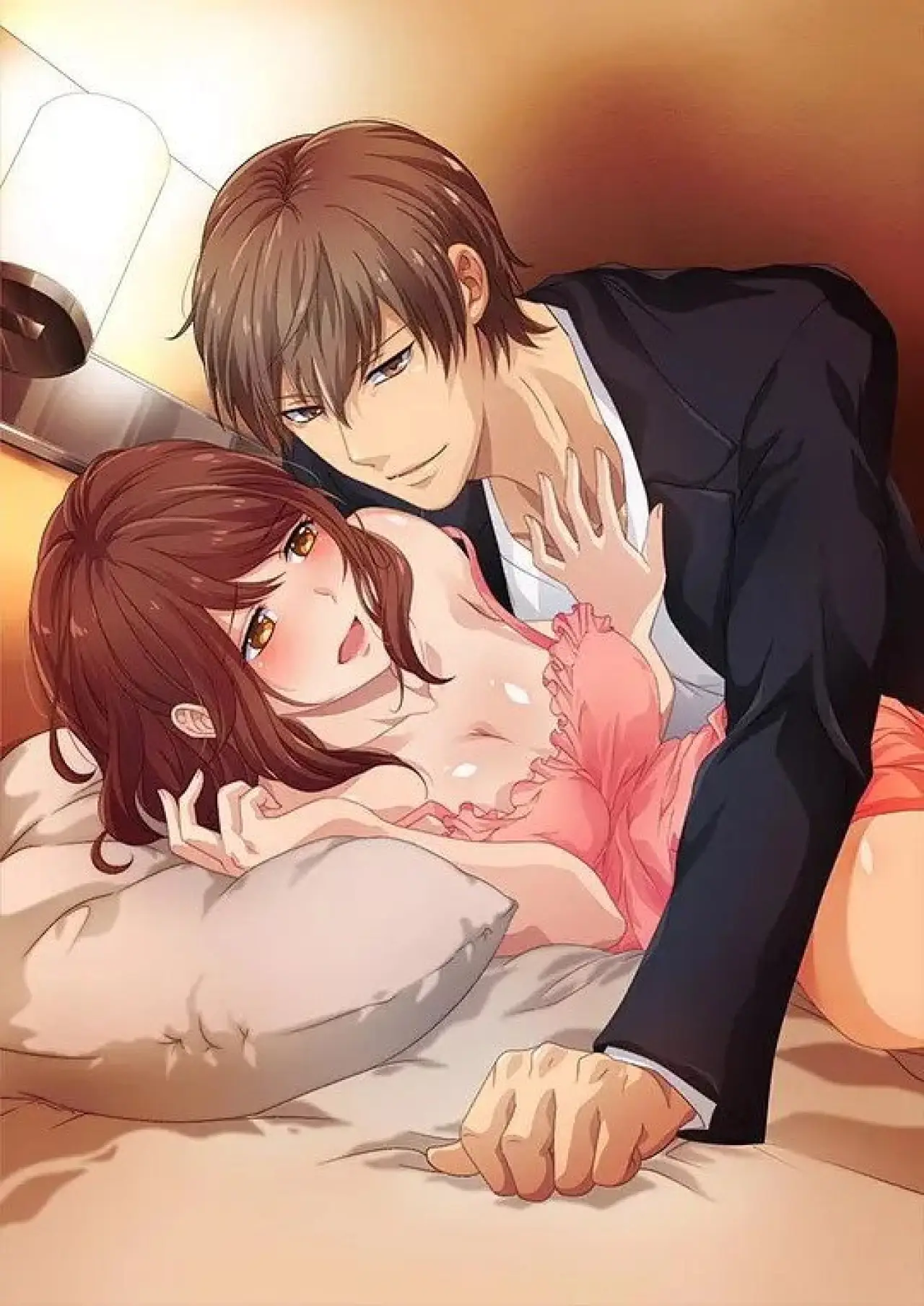 Series poster "A Hot Night With My Boss in a Capsule Hotel"