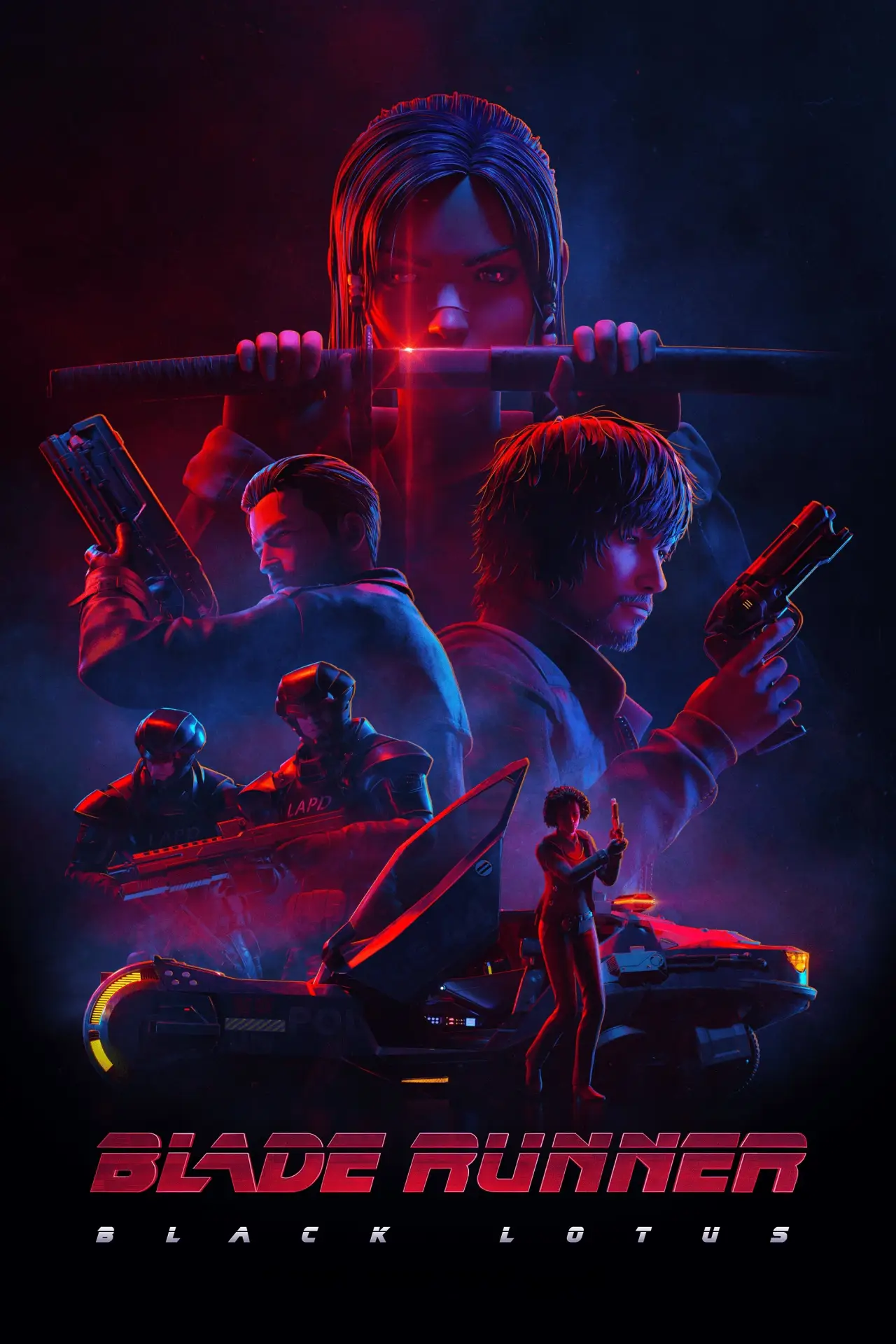 Постер к сериалу "Blade Runner: Black Lotus"