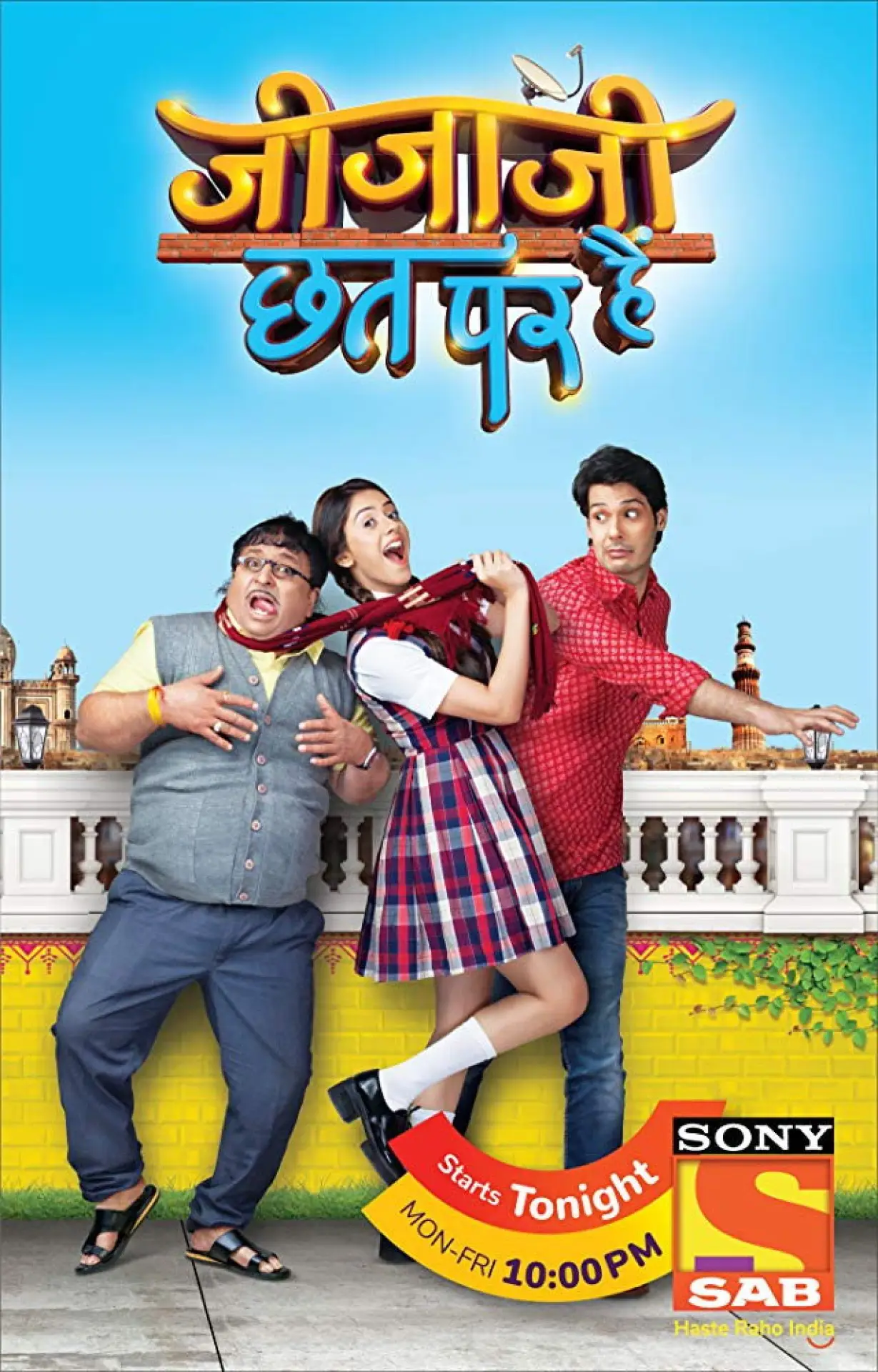 Series poster "Jijaji Chhat Par Hai"
