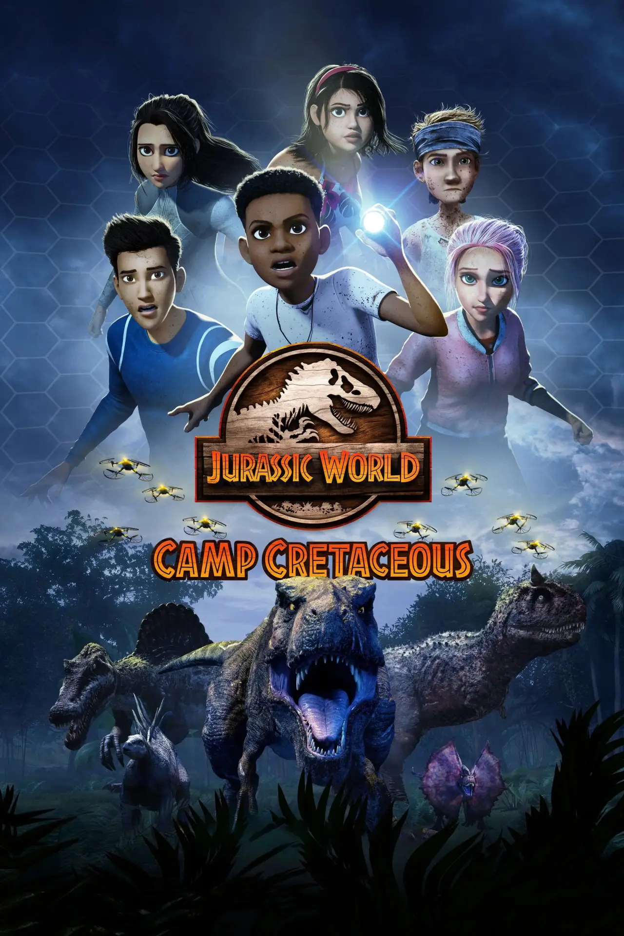 Series poster "Jurassic World Camp Cretaceous"