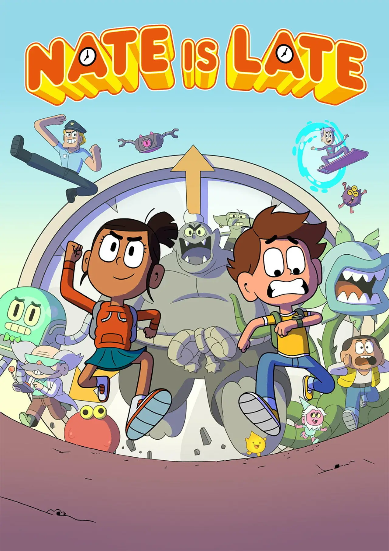 Series poster "Nate Is Late"