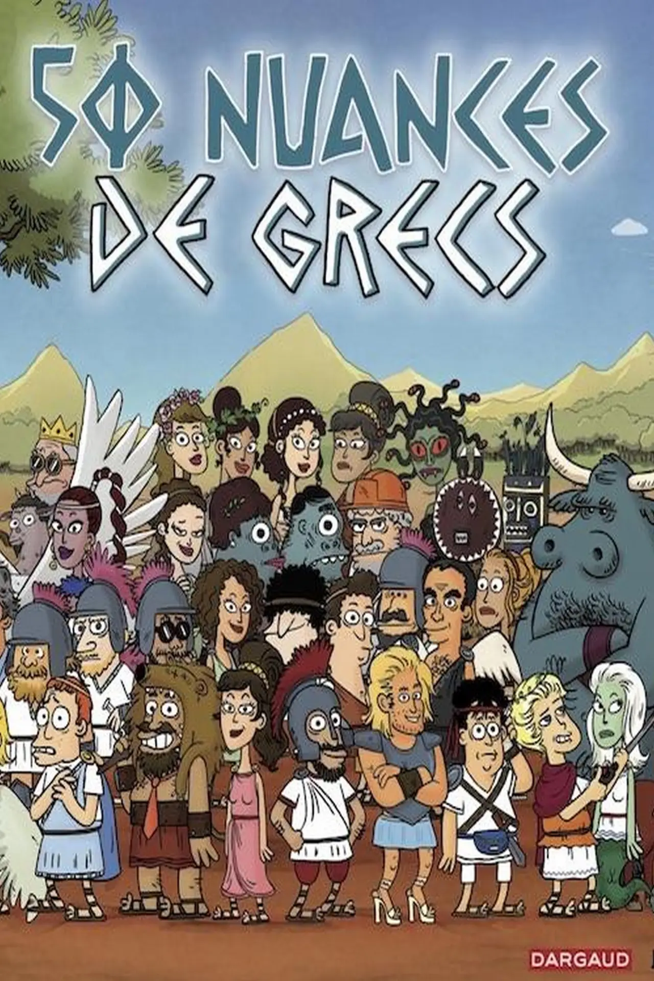 Series poster "50 Nuances de Grecs"