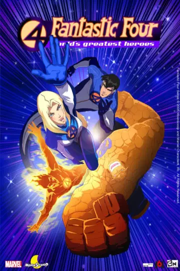 Poster for the TV series "Fantastic Four: World