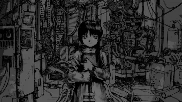 Backdrop for the TV series "Serial Experiments Lain" #1420043