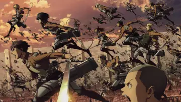 Backdrop for the TV series "Attack on Titan" #1309672