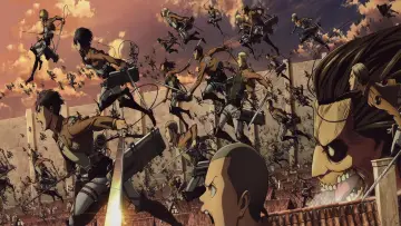 Backdrop for the TV series "Attack on Titan" #1309695