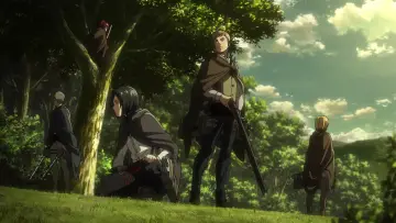 Backdrop for the TV series "Attack on Titan" #1309696