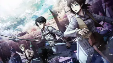 Backdrop for the TV series "Attack on Titan" #1309699