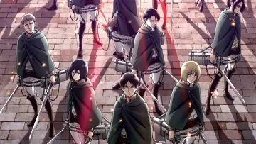 Backdrop for the TV series "Attack on Titan" #1309718
