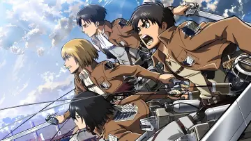 Backdrop for the TV series "Attack on Titan" #1309726