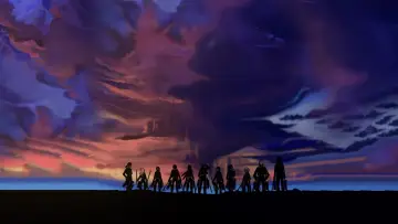Backdrop for the TV series "Attack on Titan" #1309736
