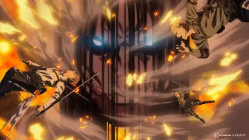 Backdrop for the TV series "Attack on Titan" #1309737